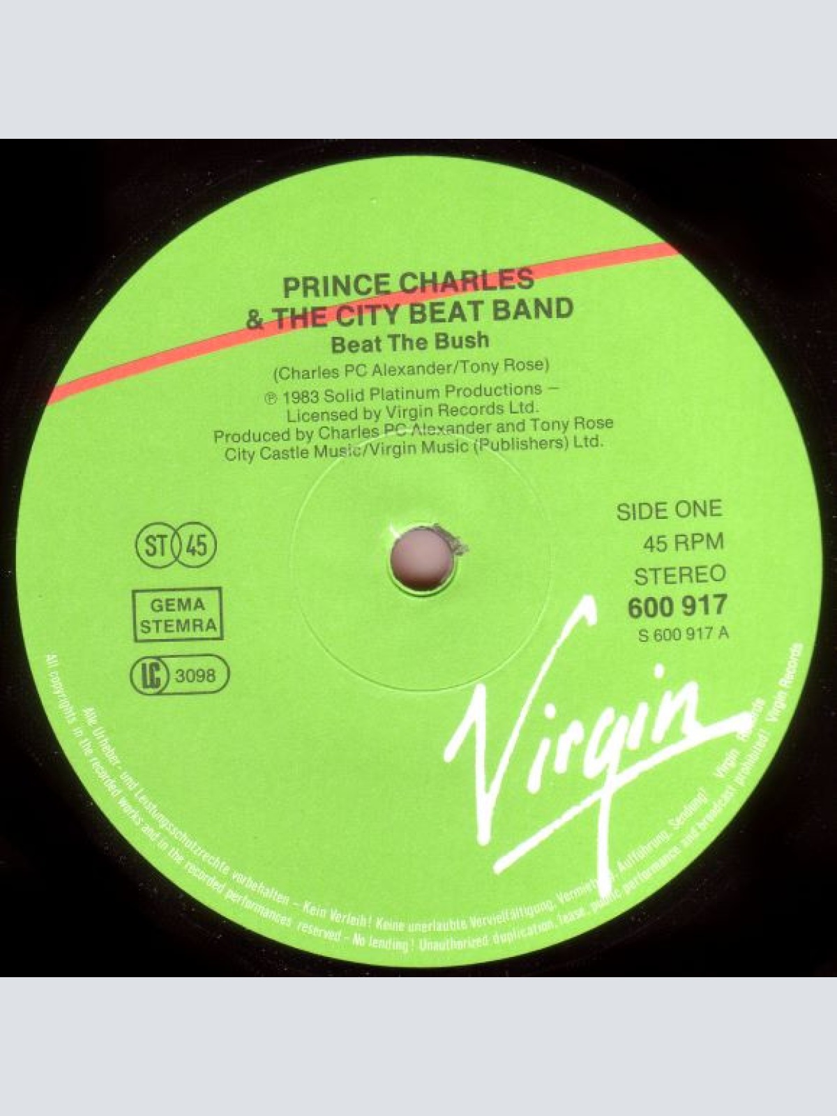 Vinyl / Prince Charles And The City Beat Band - Beat The Bush