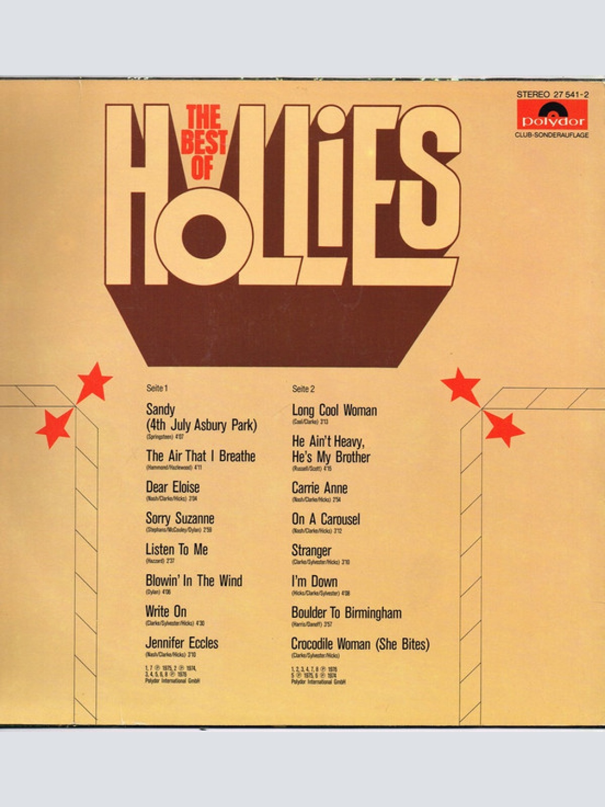 Vinyl / The Hollies - The Best Of Hollies
