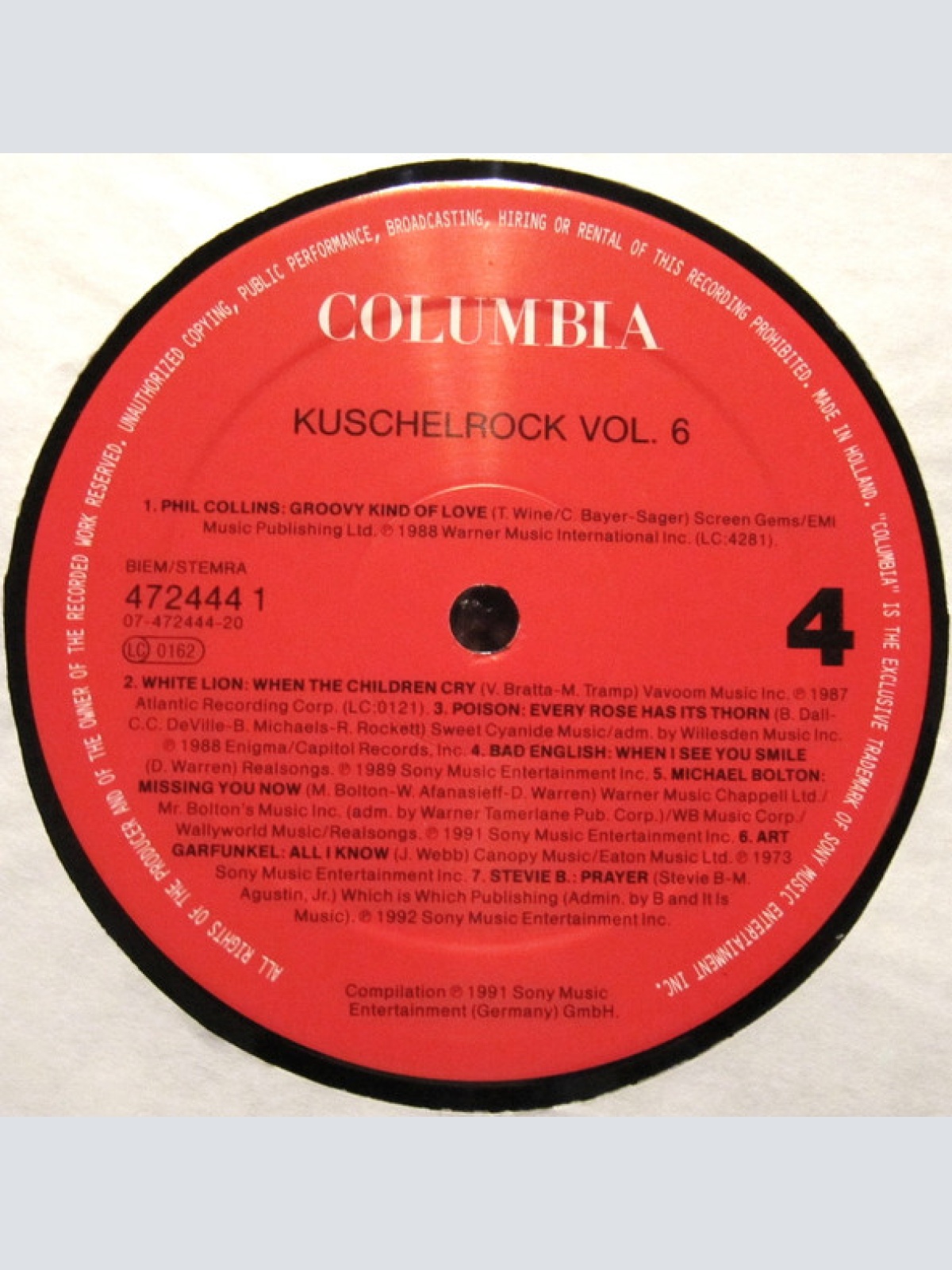 Vinyl / Various - Kuschelrock 6