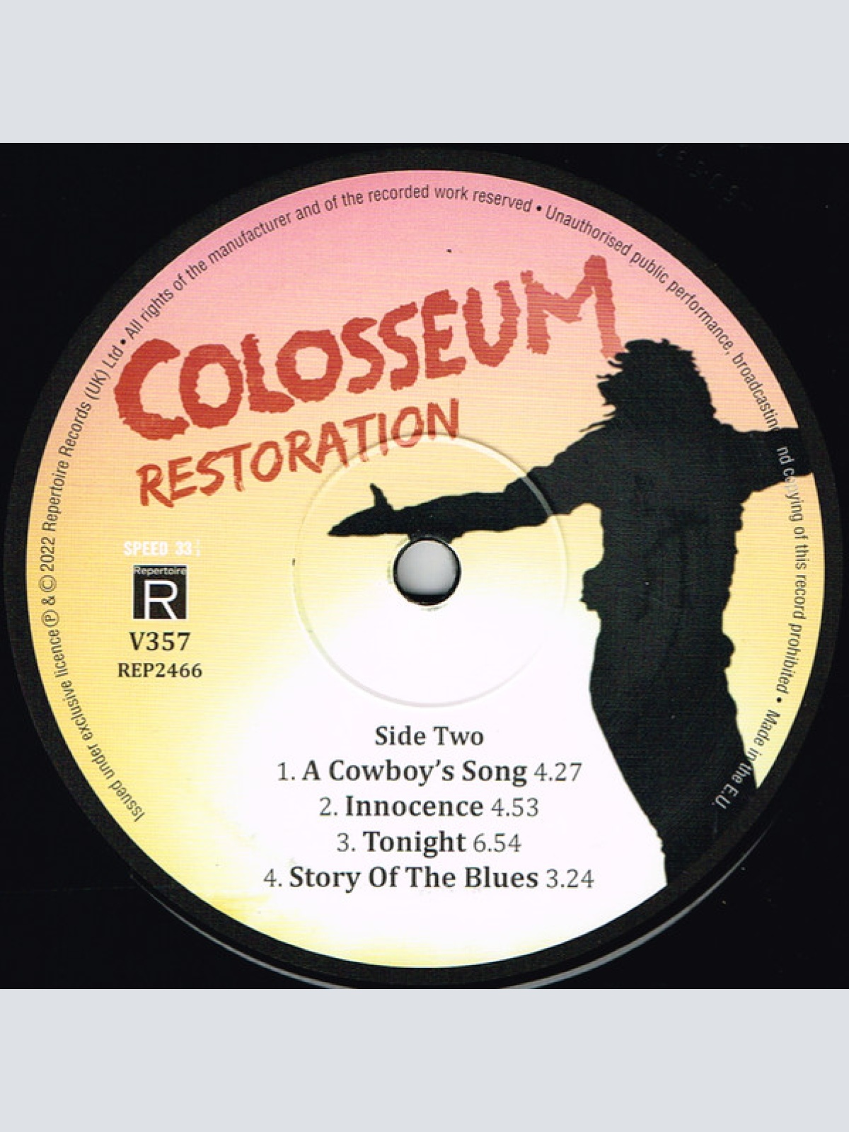 Vinyl / Colosseum - Restoration