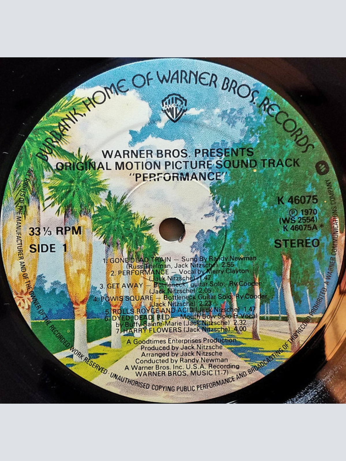 Vinyl / Various - Performance: Original Motion Picture Sound Track