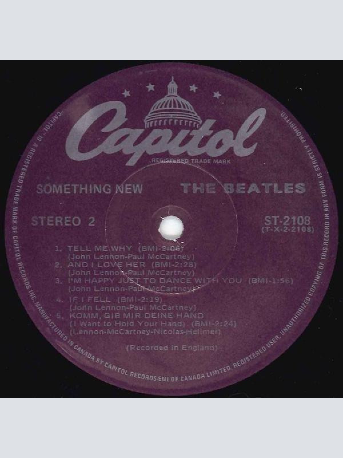 Vinyl / The Beatles - Something New
