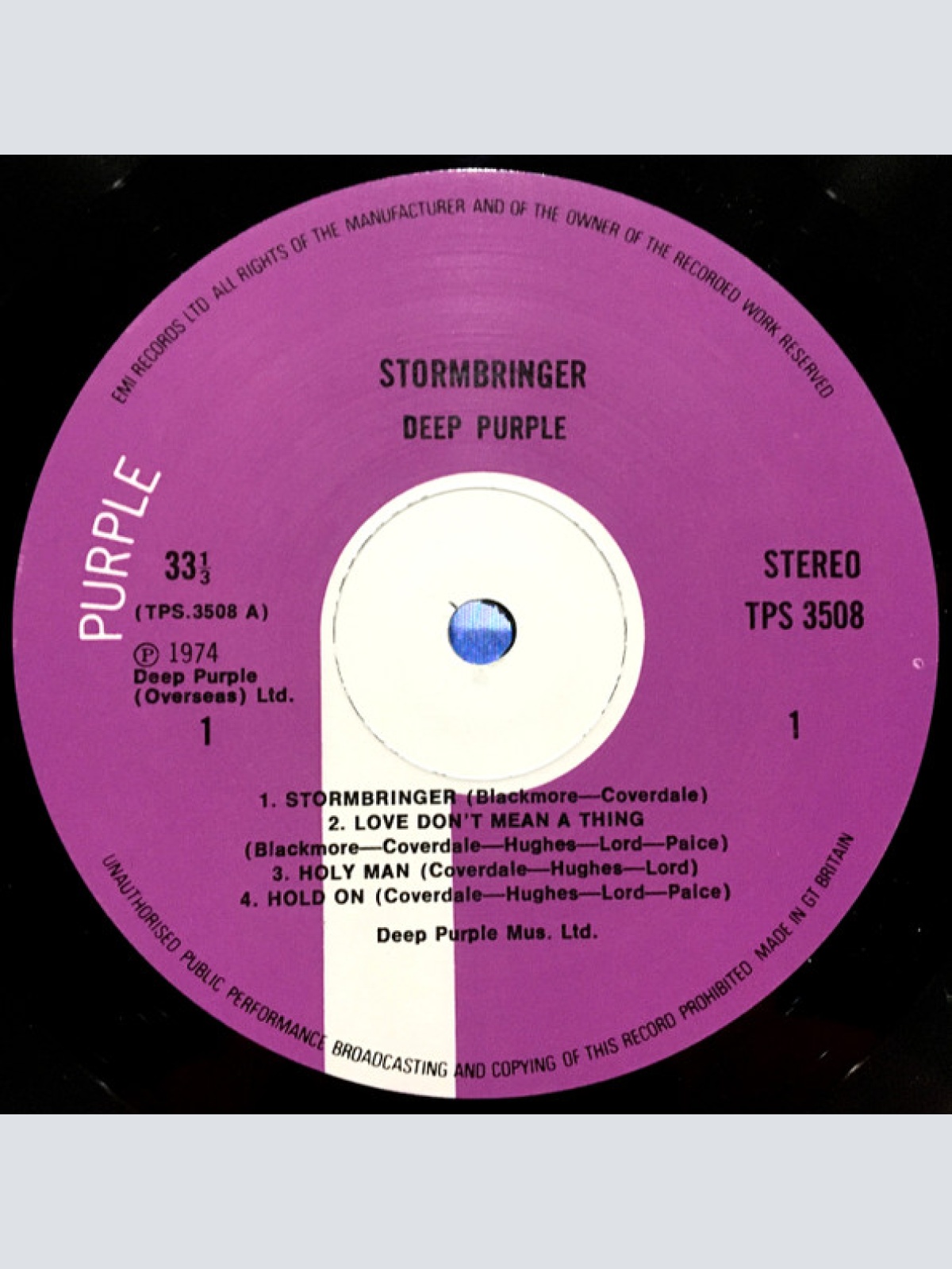 Vinyl / Deep Purple - Stormbringer
