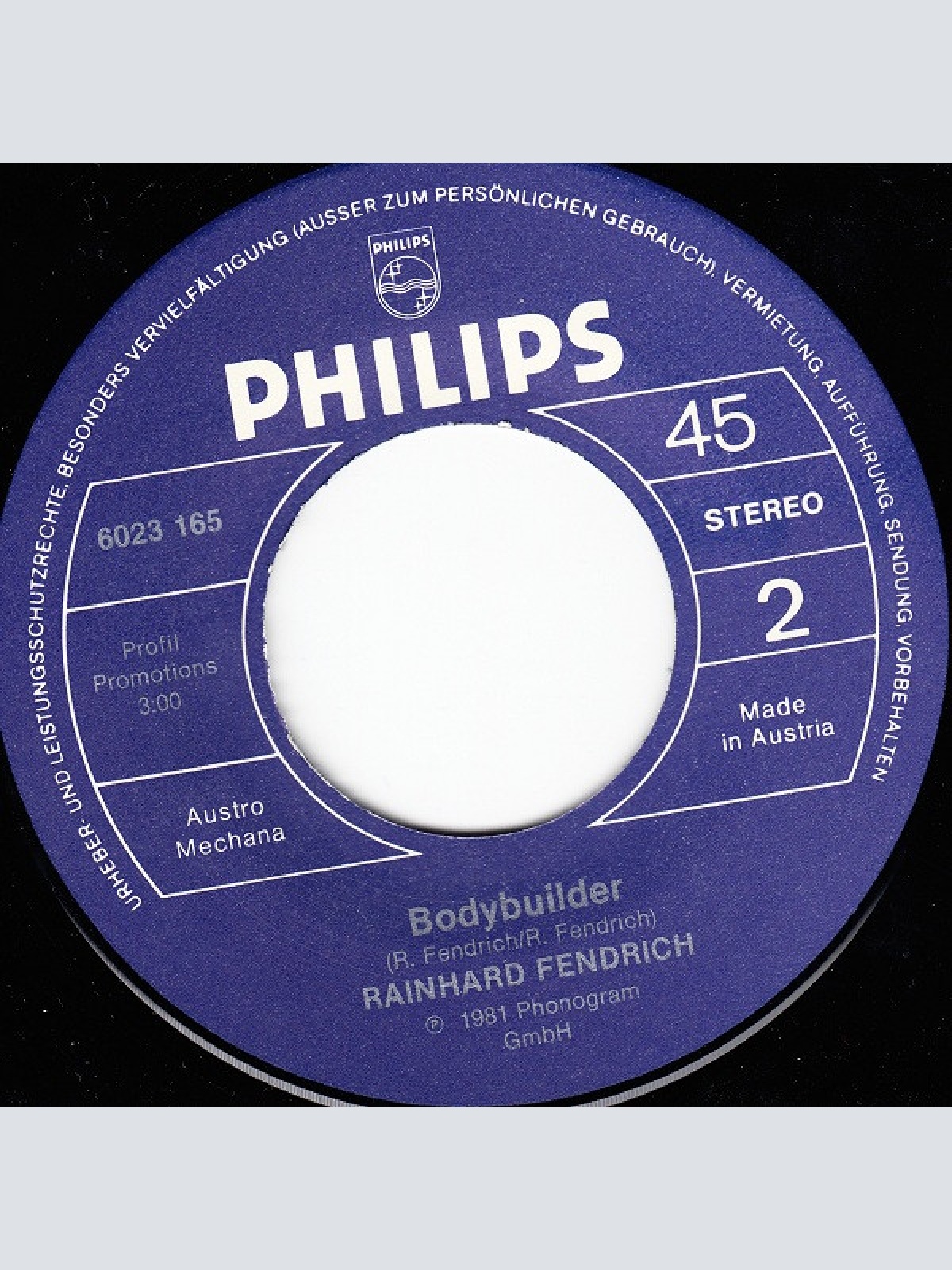 Vinyl / Rainhard Fendrich - Oben Ohne