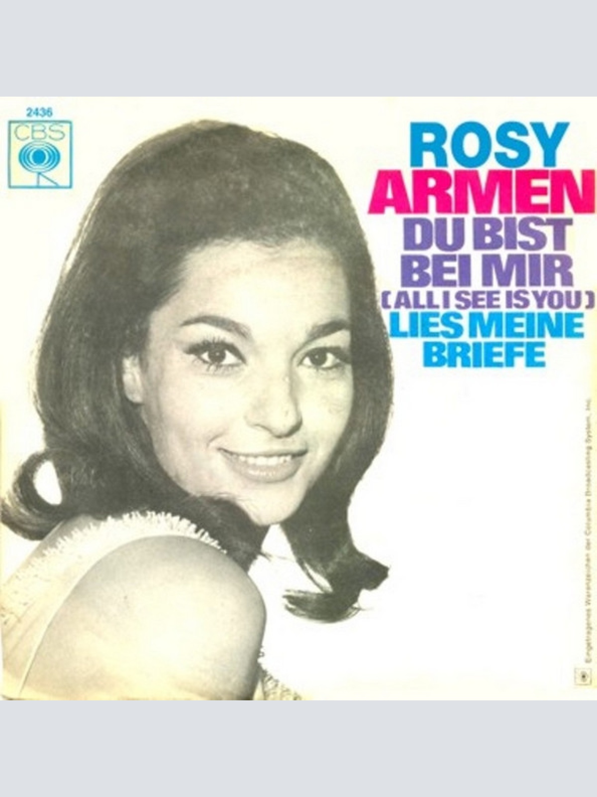 Vinyl / Rosy Armen - Du Bist Bei Mir