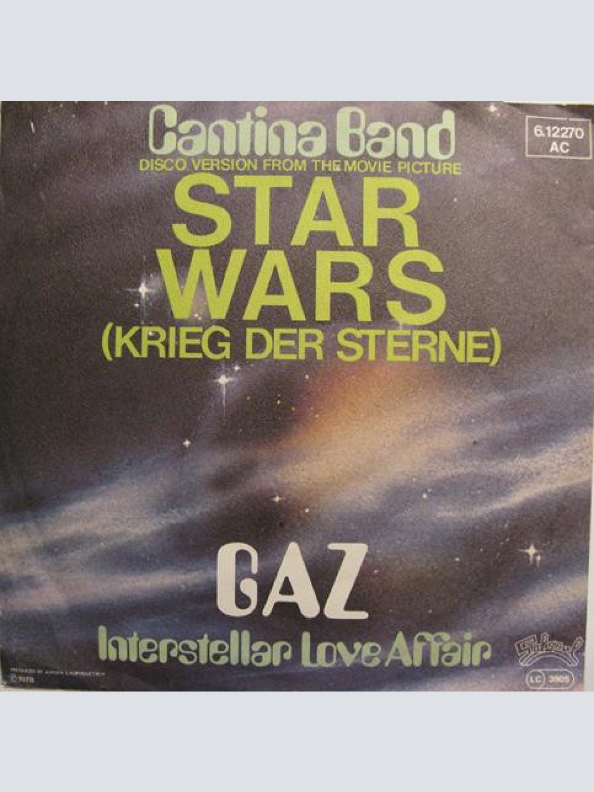 Vinyl / Gaz - Cantina Band / Interstellar Love Affair