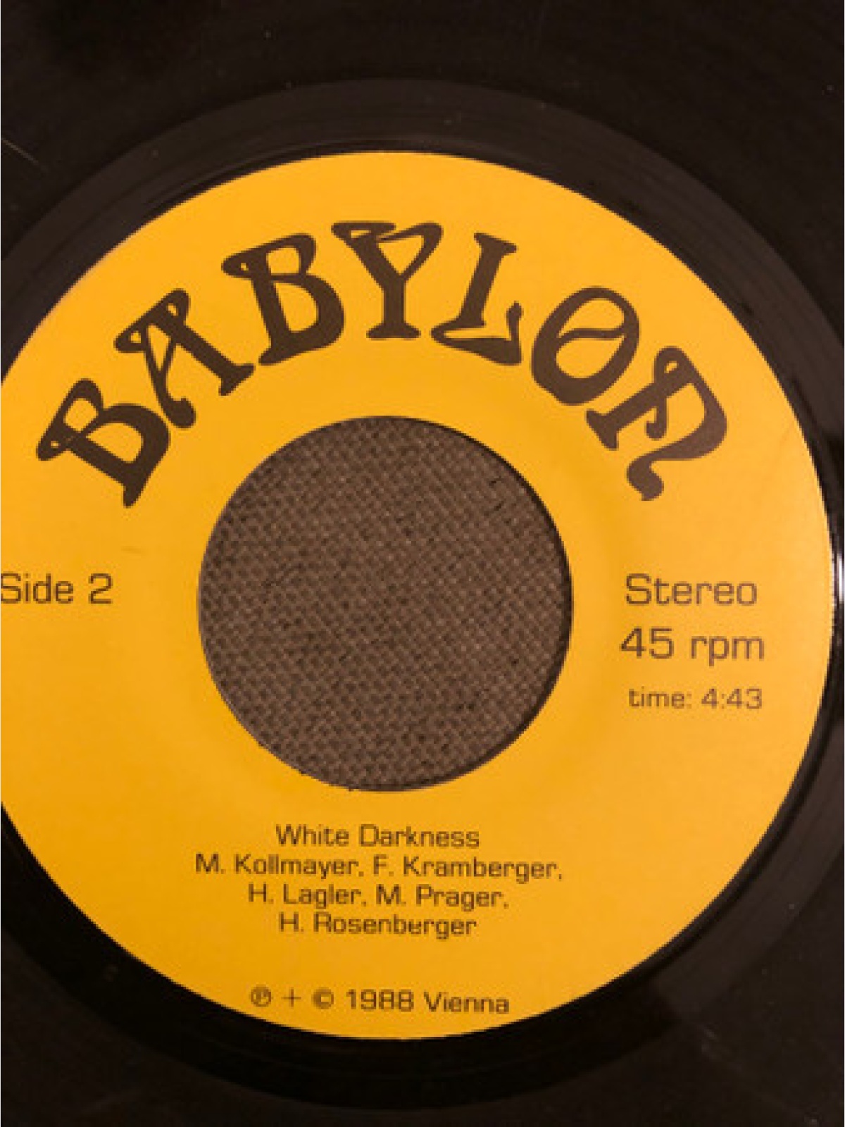 Vinyl / Babylon (24) - Carrie / White Darkness