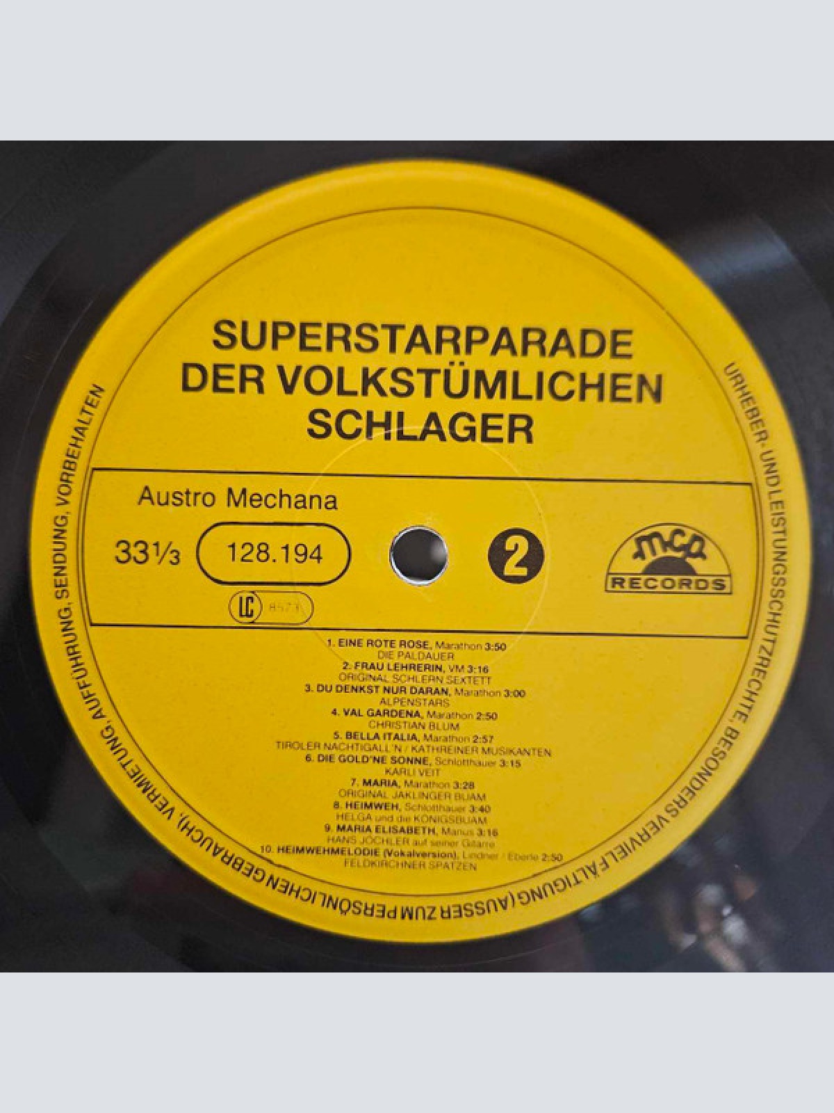 Vinyl / Various - Superstarparade Der Volkstümlichen Schlager