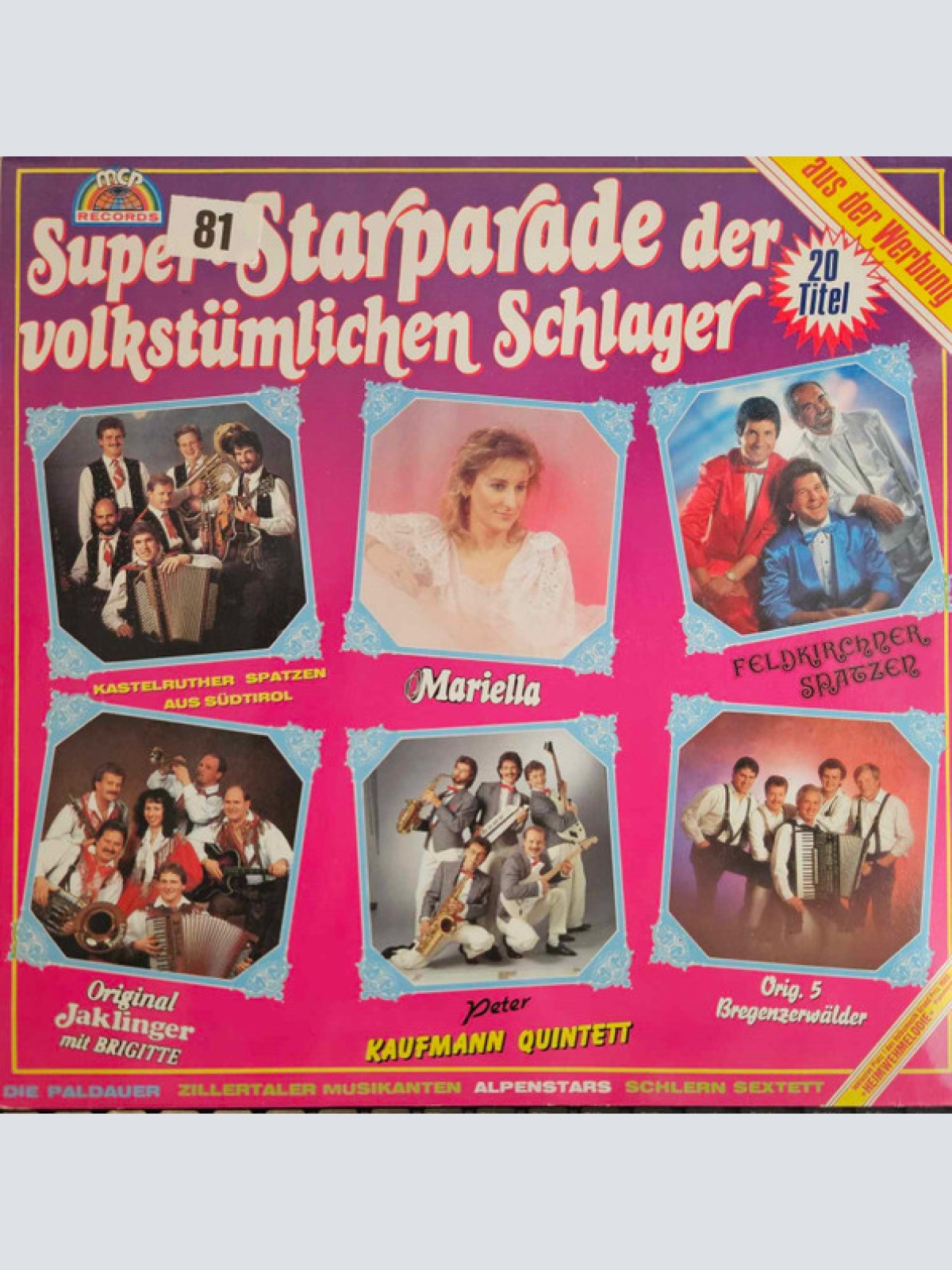 Vinyl / Various - Superstarparade Der Volkstümlichen Schlager