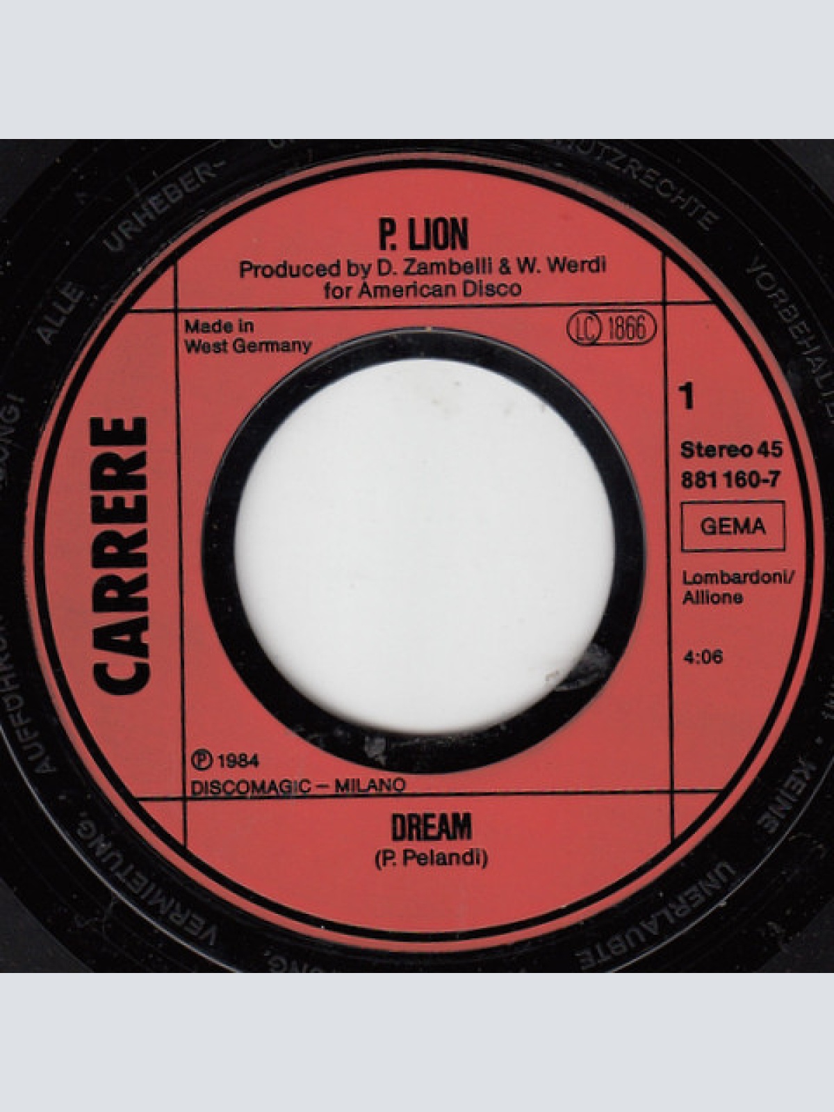 Vinyl / P. Lion - Dream