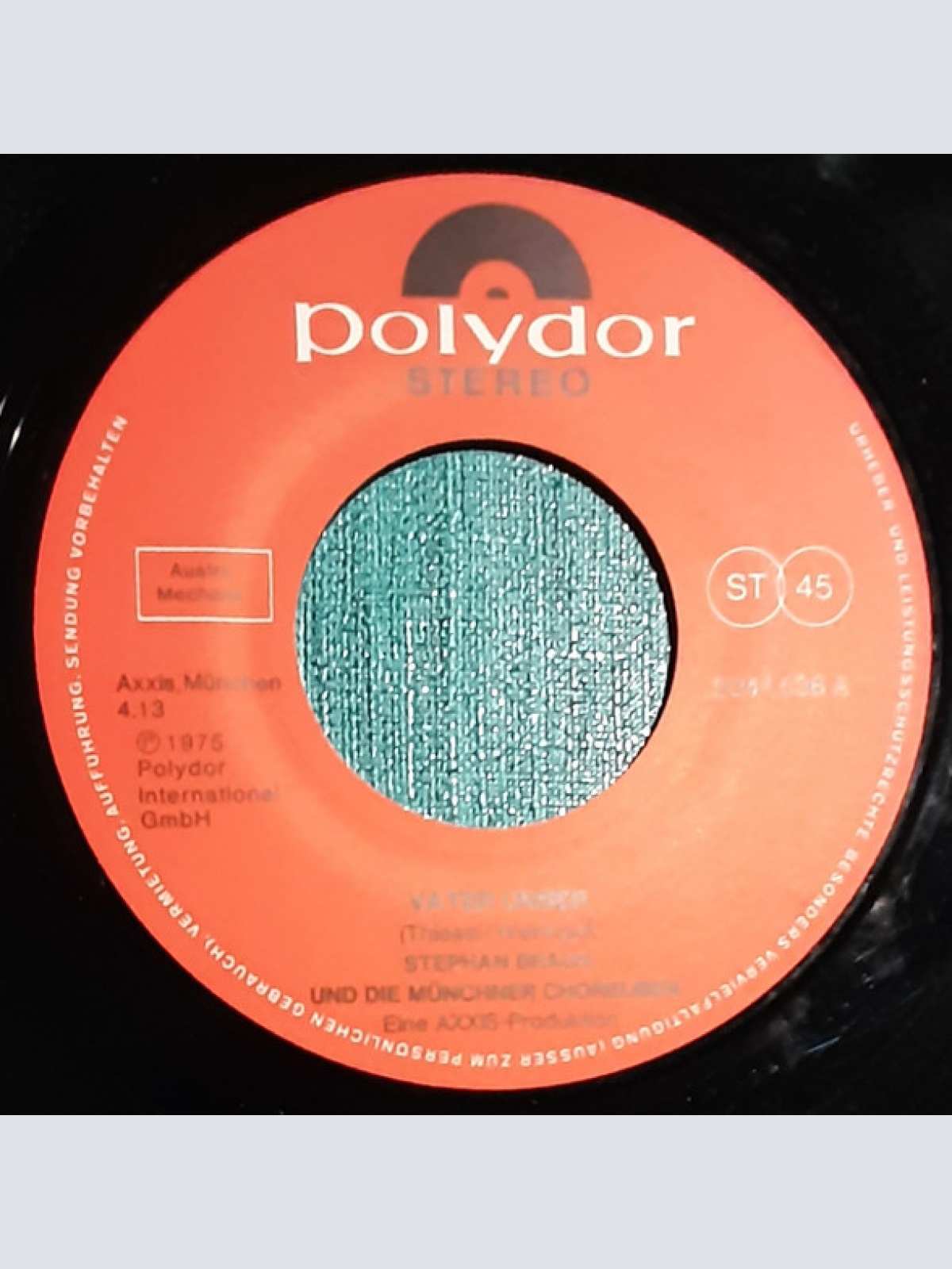 Vinyl / Stephan Braun (4) Und Die Münchner Chor Buben*, Fritz Rothschuh - Vater Unser