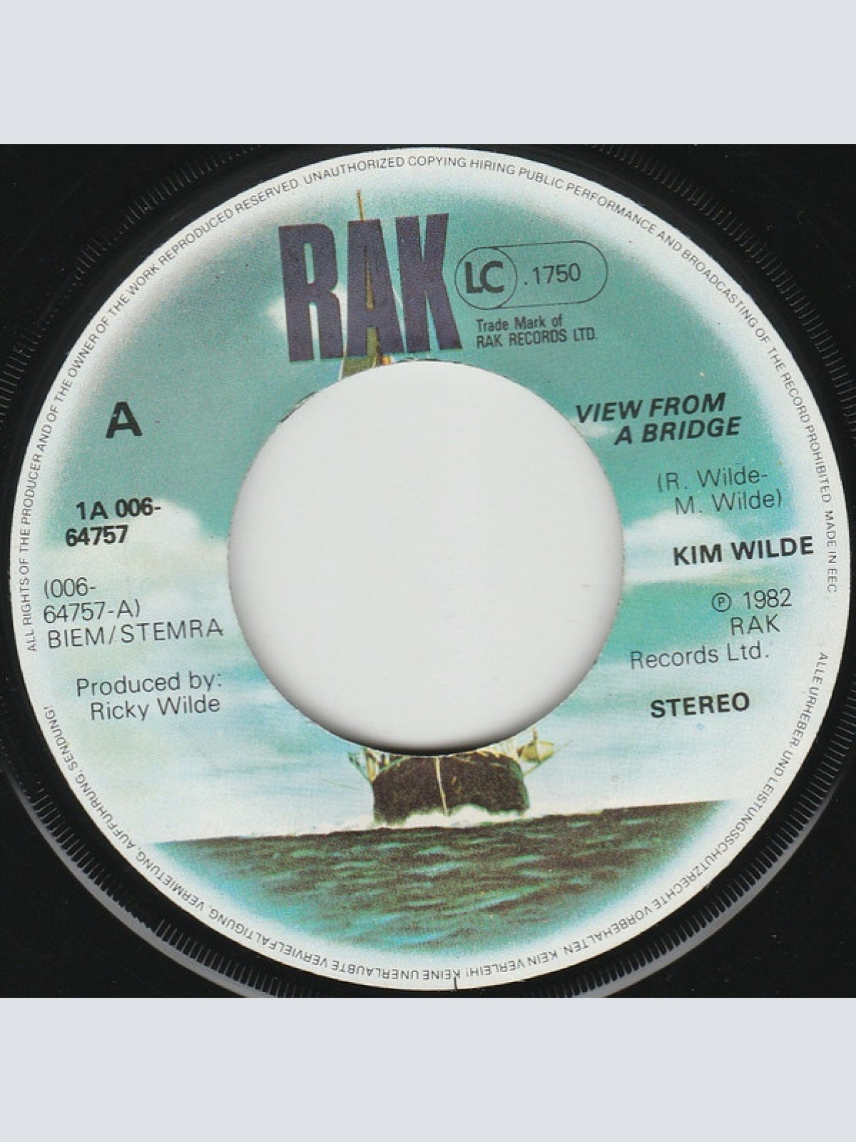Vinyl / Kim Wilde - View From A Bridge