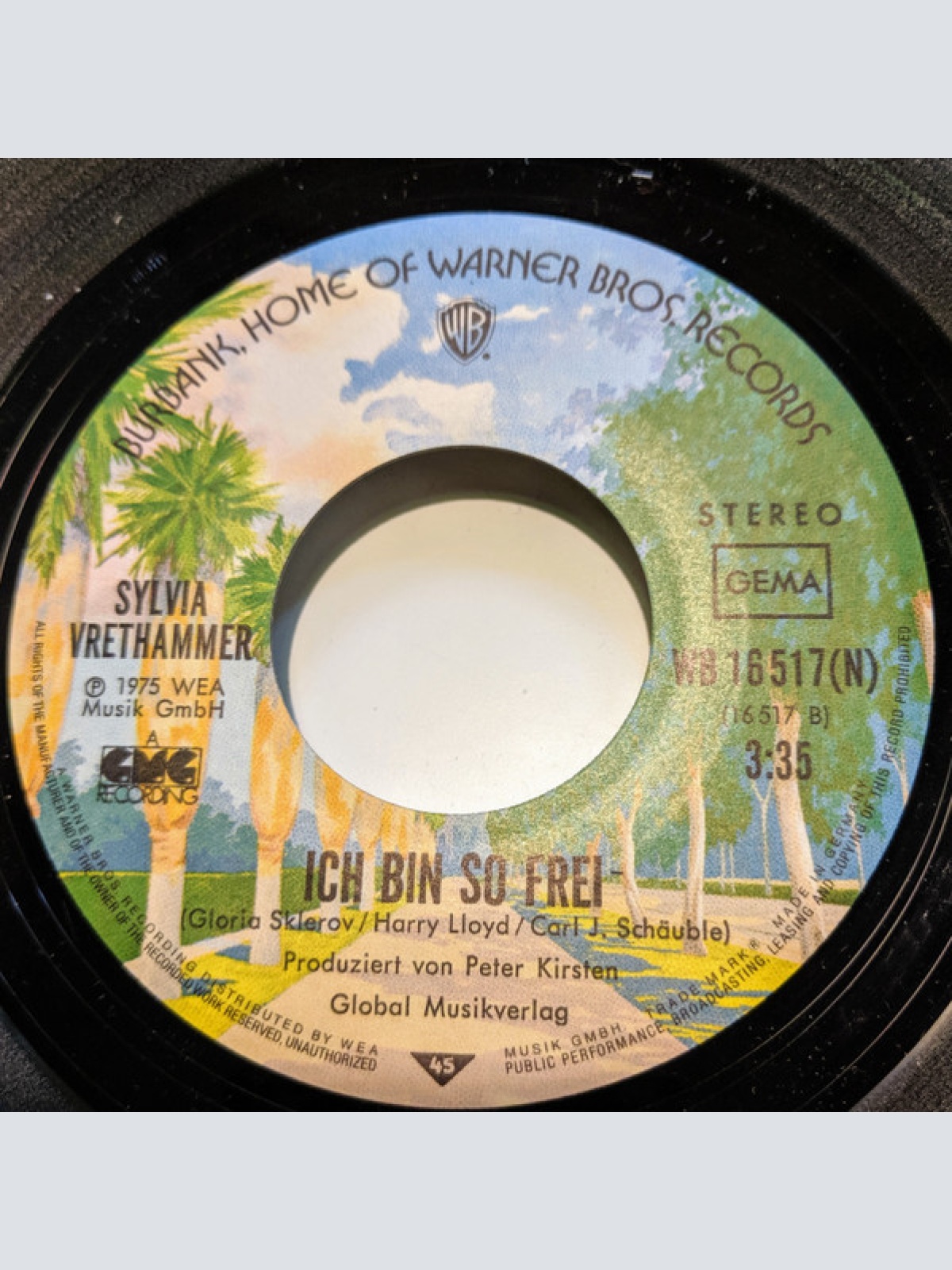 Vinyl / Sylvia Vrethammer* - Komm' Sonntag