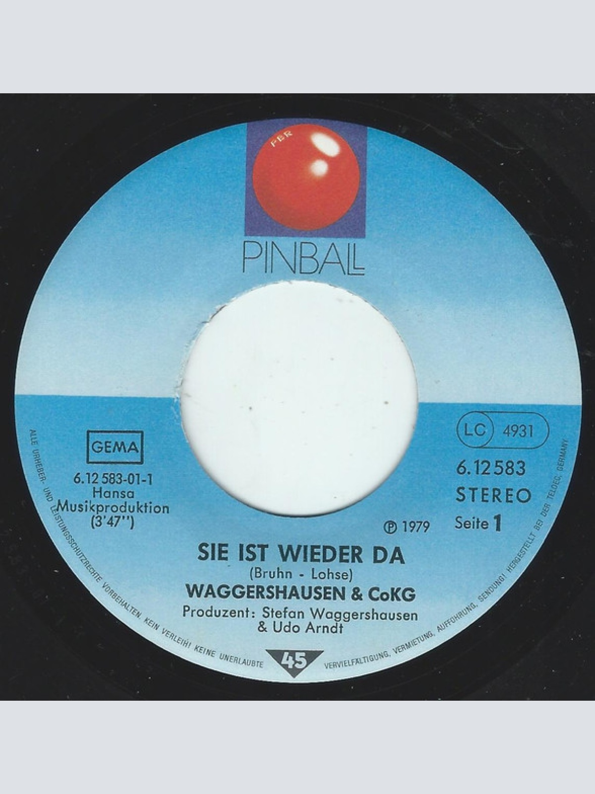 Vinyl / Waggershausen & Co KG* - Sie Ist Wieder Da / Mona