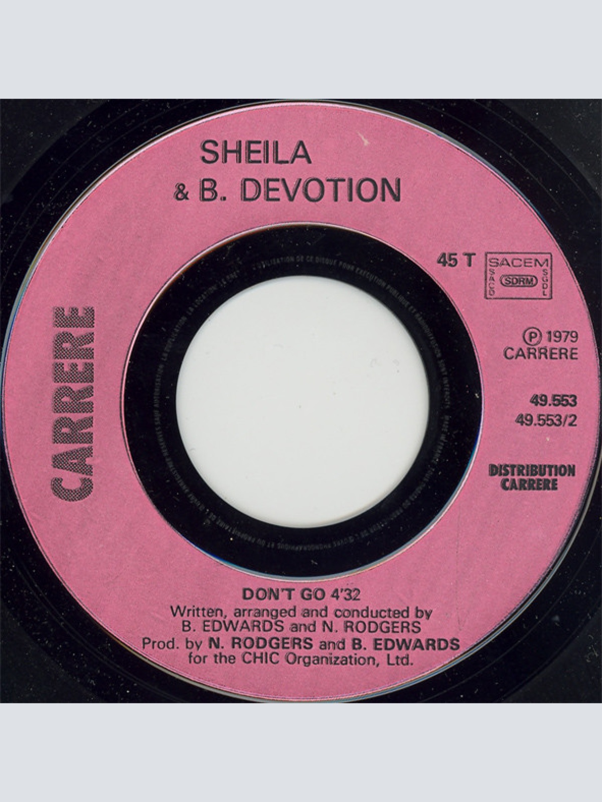 Vinyl / Sheila & B. Devotion - Spacer