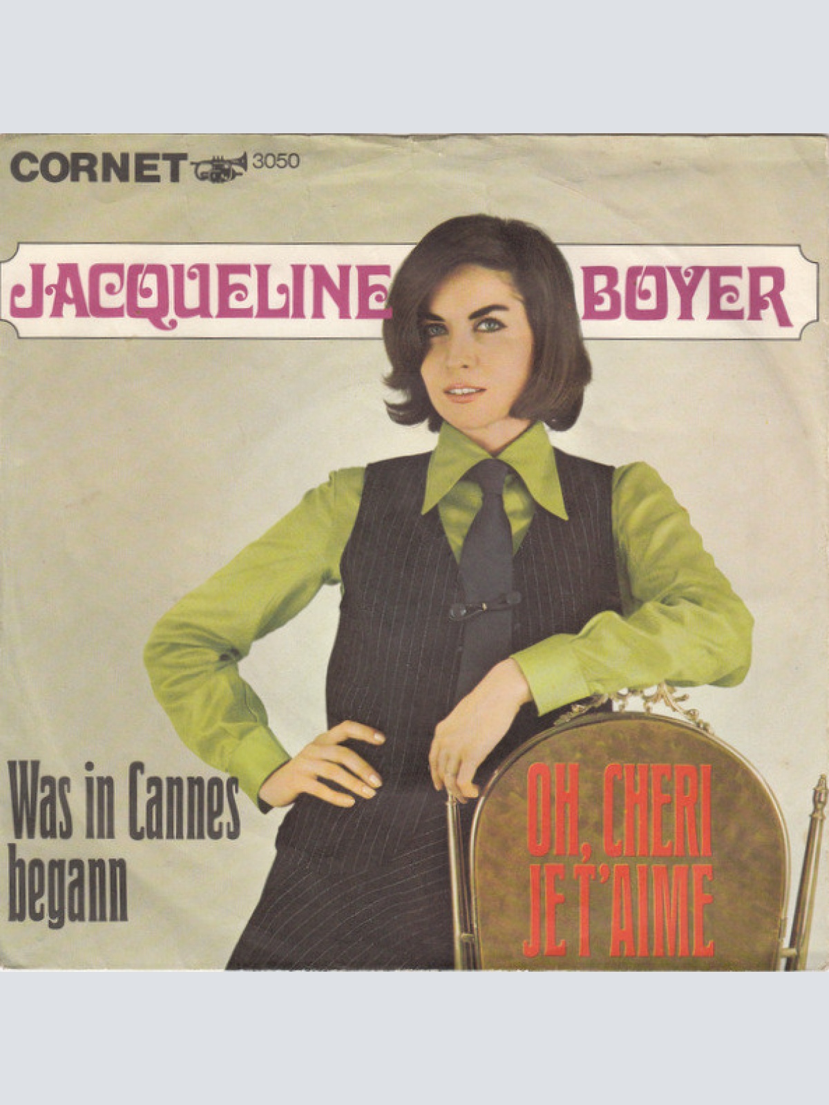 Vinyl / Jacqueline Boyer - Oh, Cheri Je T'aime / Was In Cannes Begann