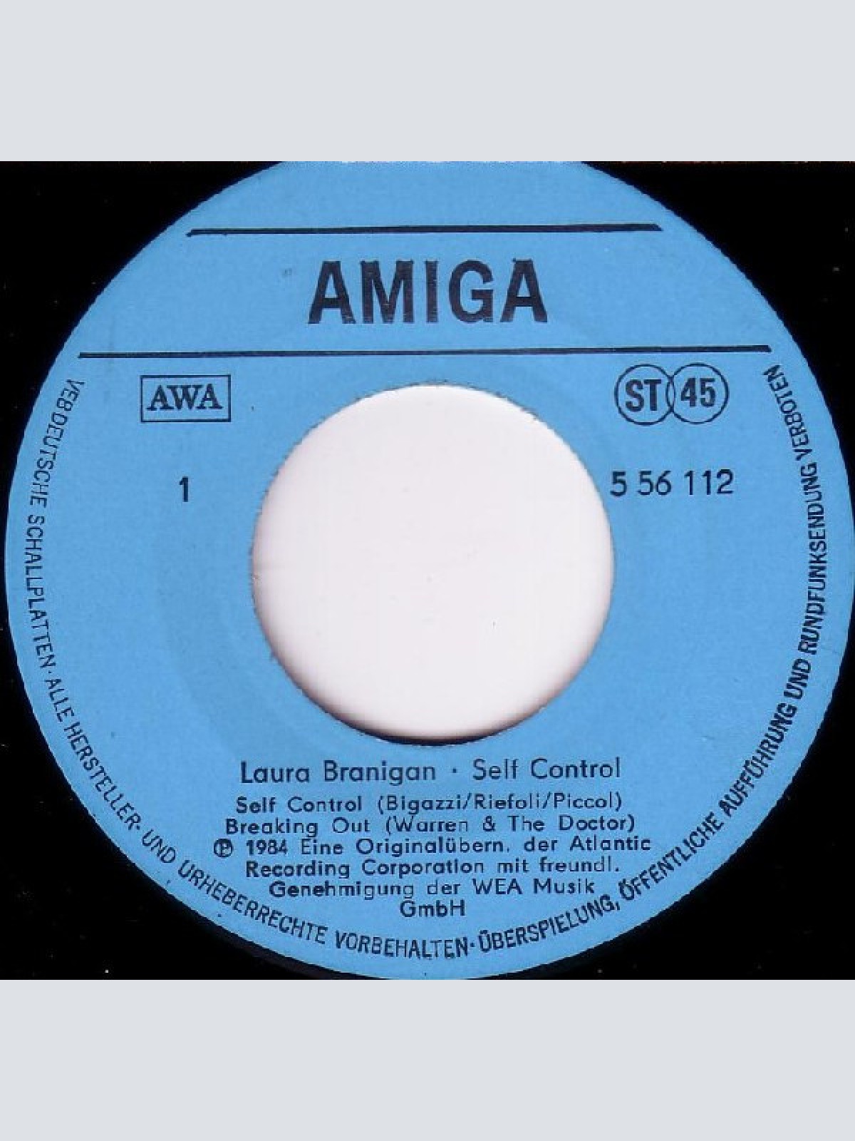 Vinyl / Laura Branigan - Self Control