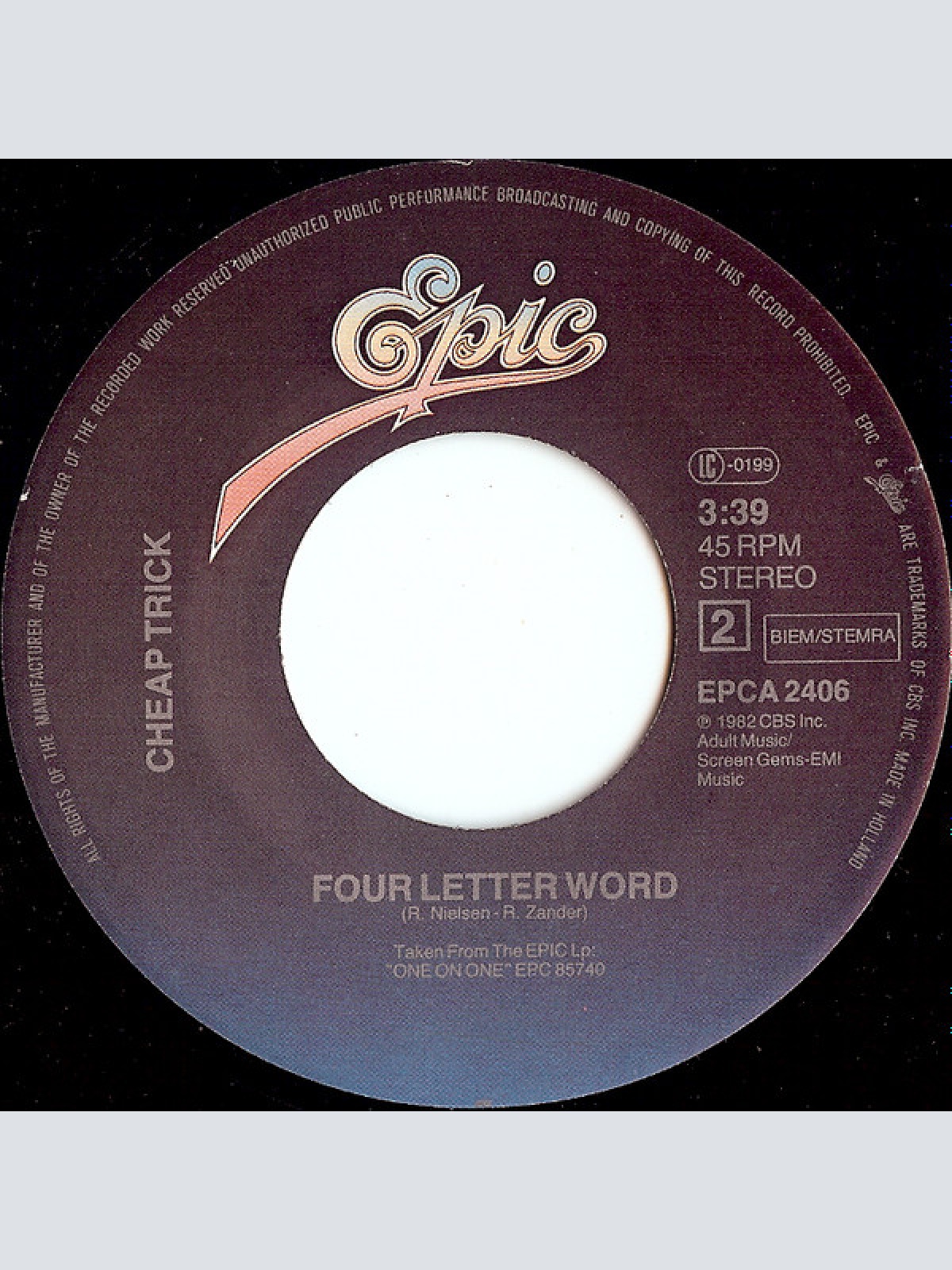 Vinyl / Cheap Trick - If You Want My Love