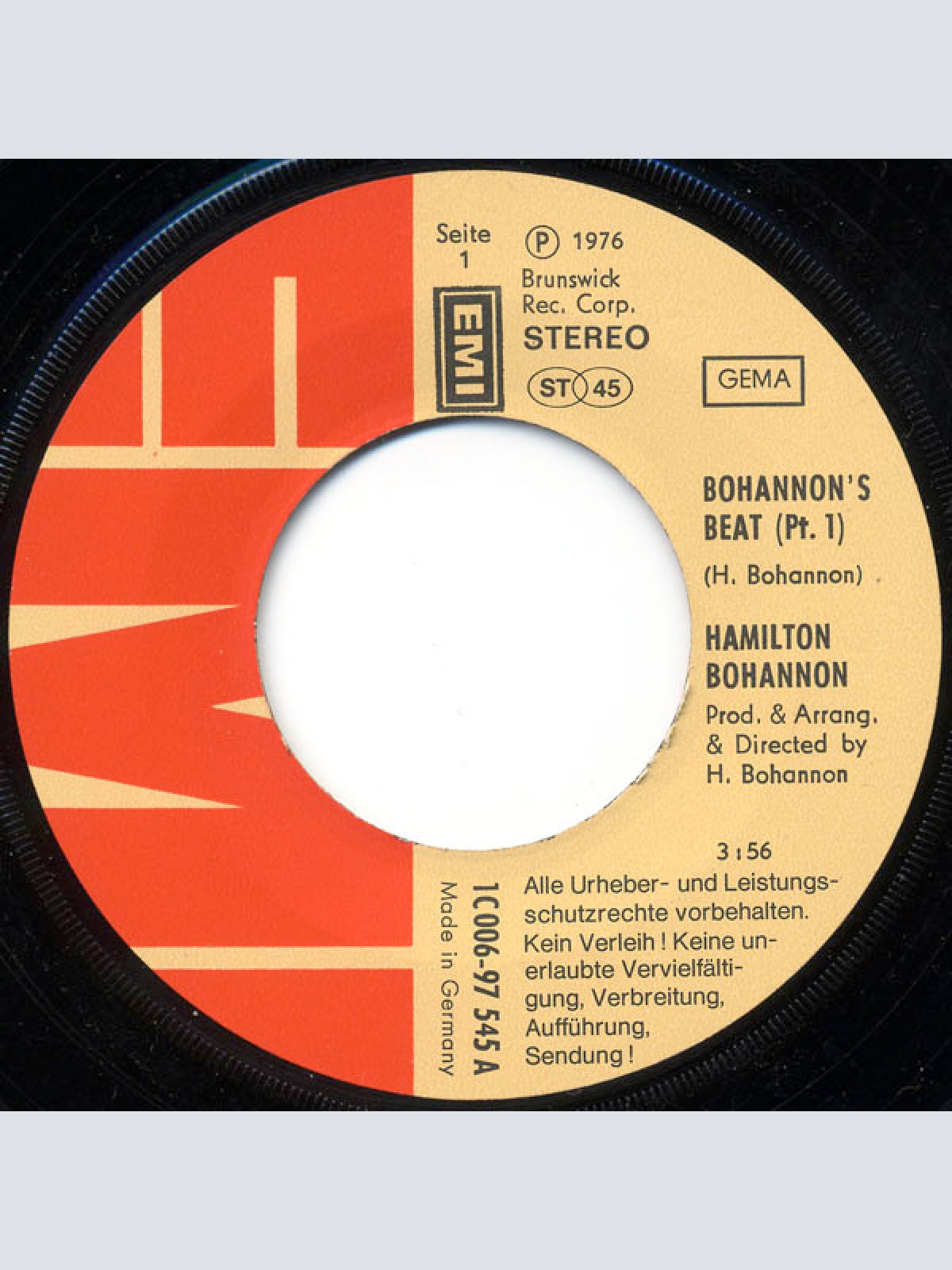 Vinyl / Hamilton Bohannon - Bohannon's Beat
