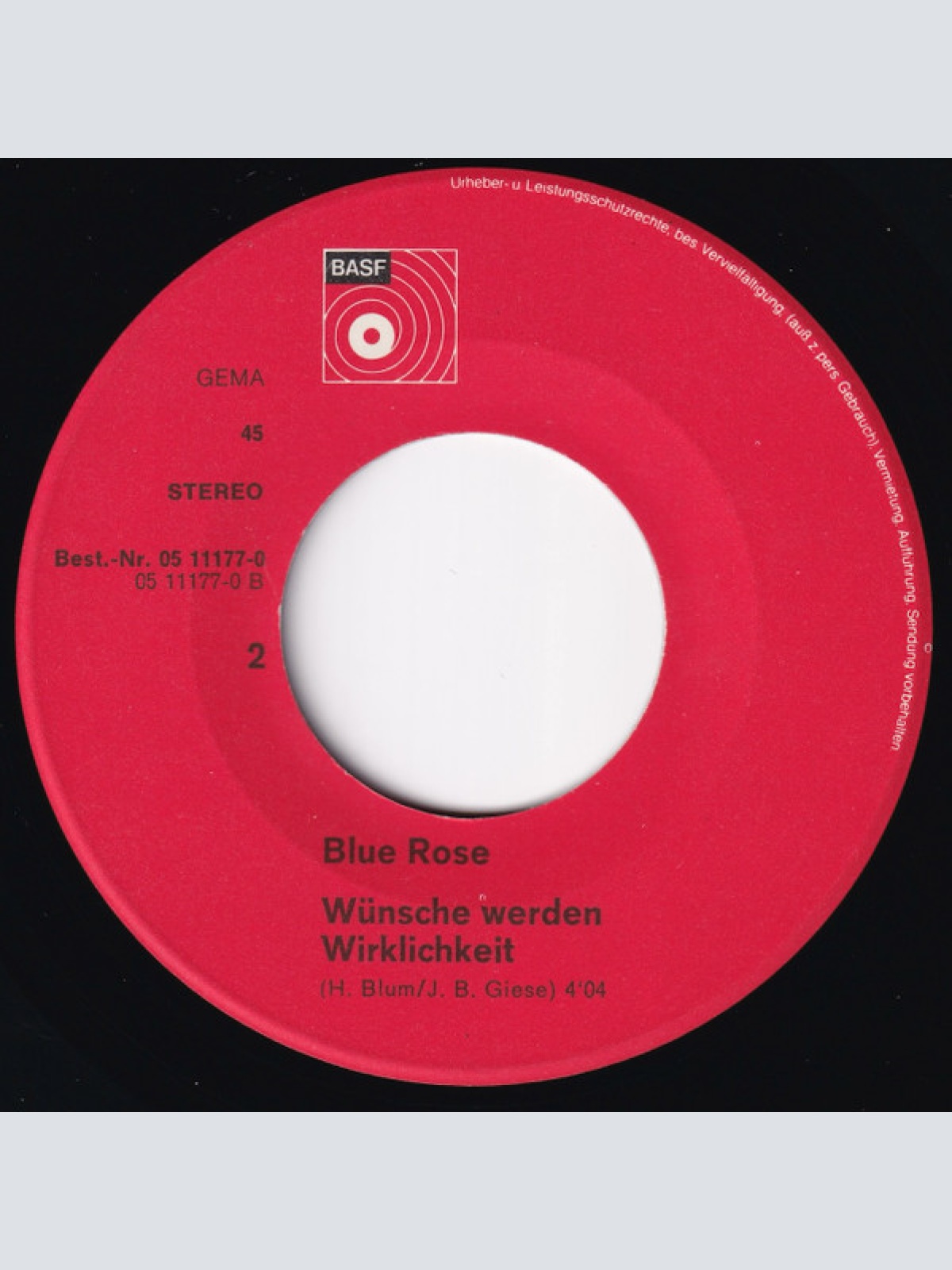 Vinyl / Blue Rose (4) - Die Liebe Lebt