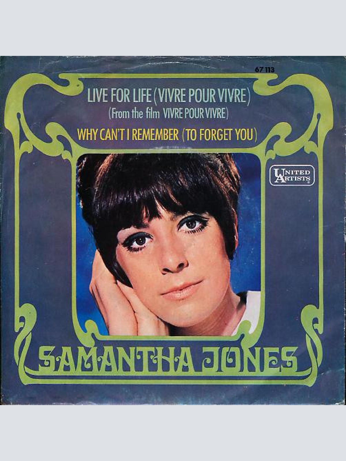 Vinyl / Samantha Jones - Live For Life / Why Can't I Remember (To Forget You)