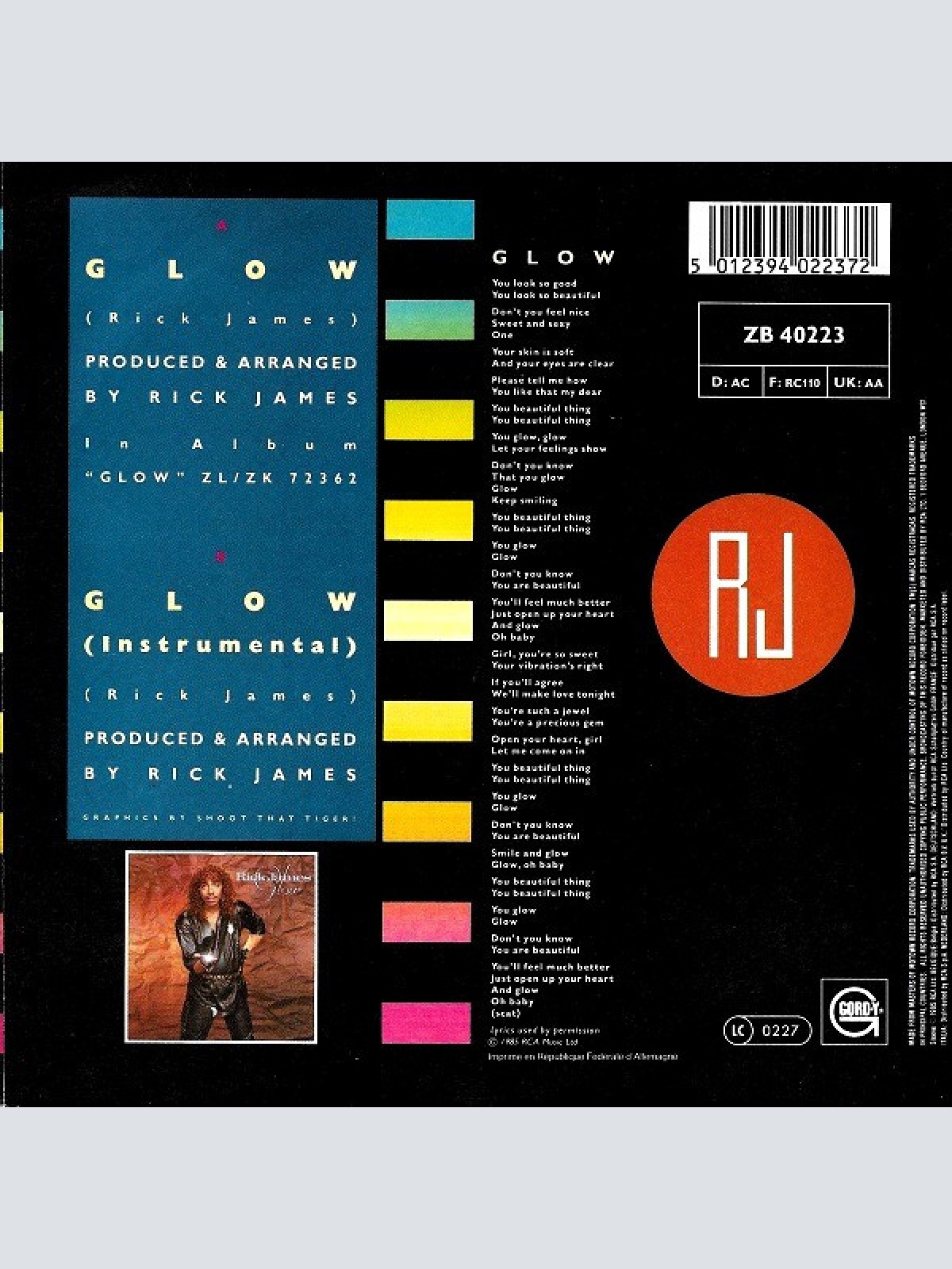 Vinyl / Rick James - Glow