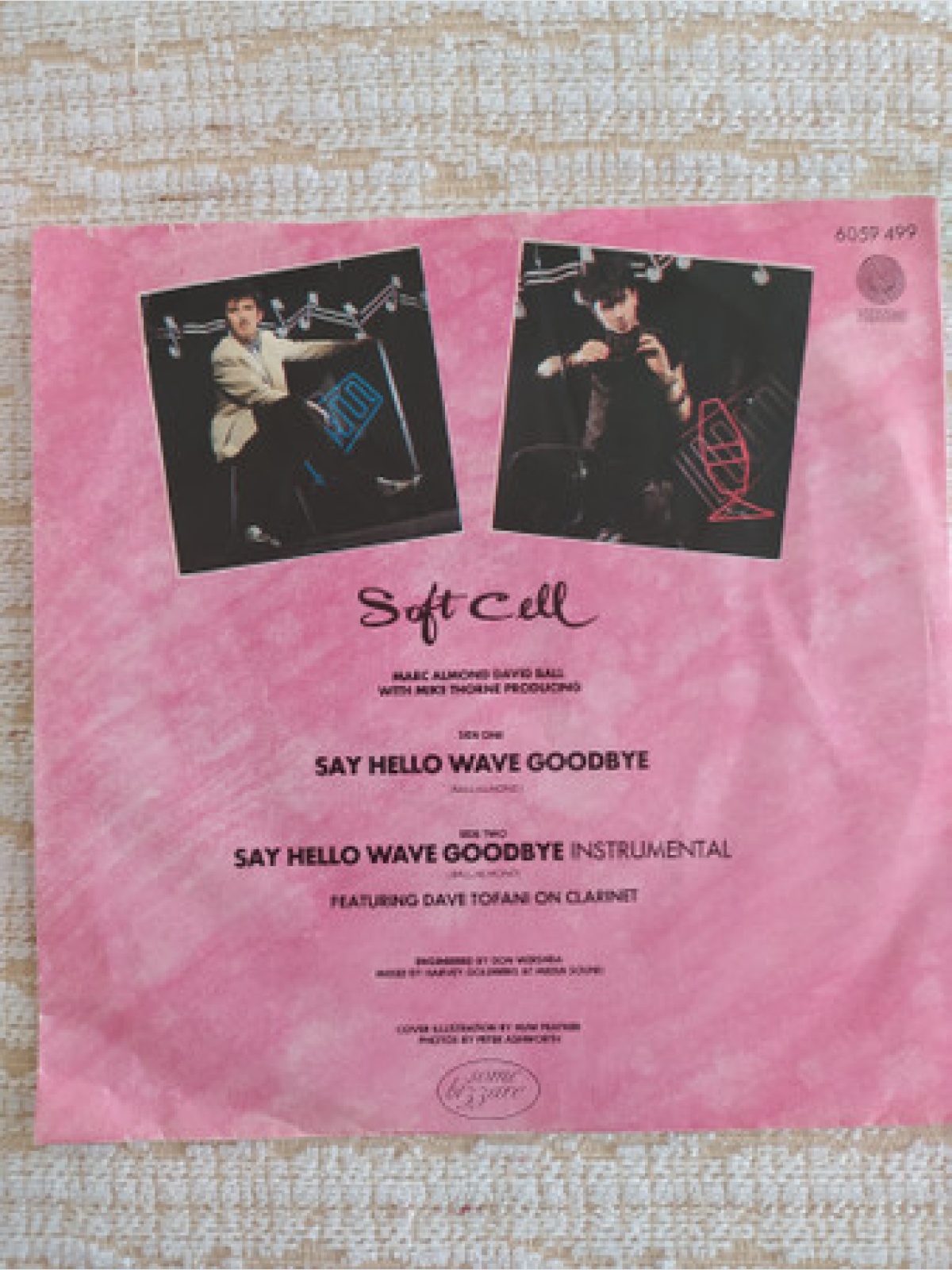 Vinyl / Soft Cell - Say Hello Wave Goodbye