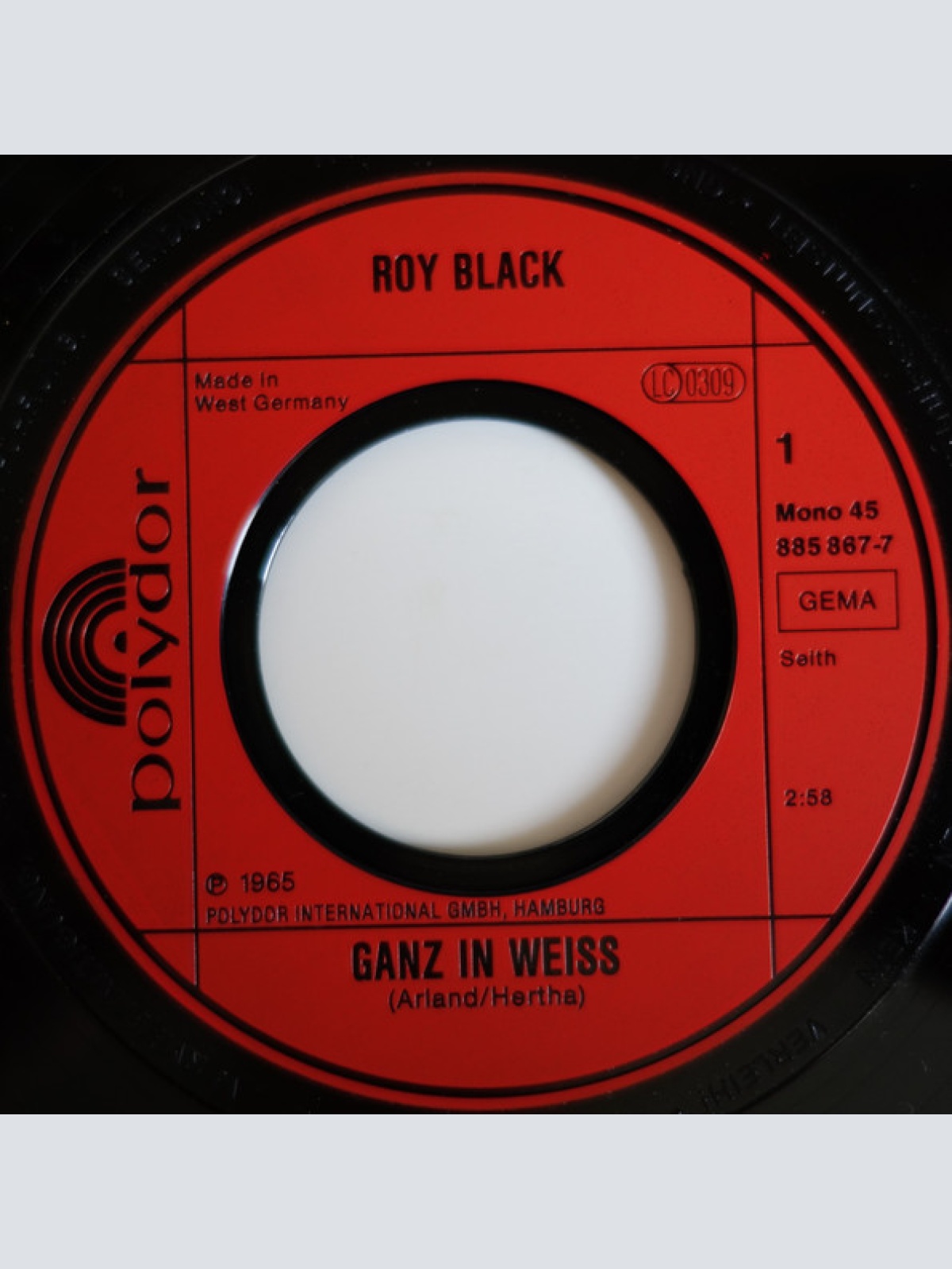 Vinyl / Roy Black - Ganz In Weiss