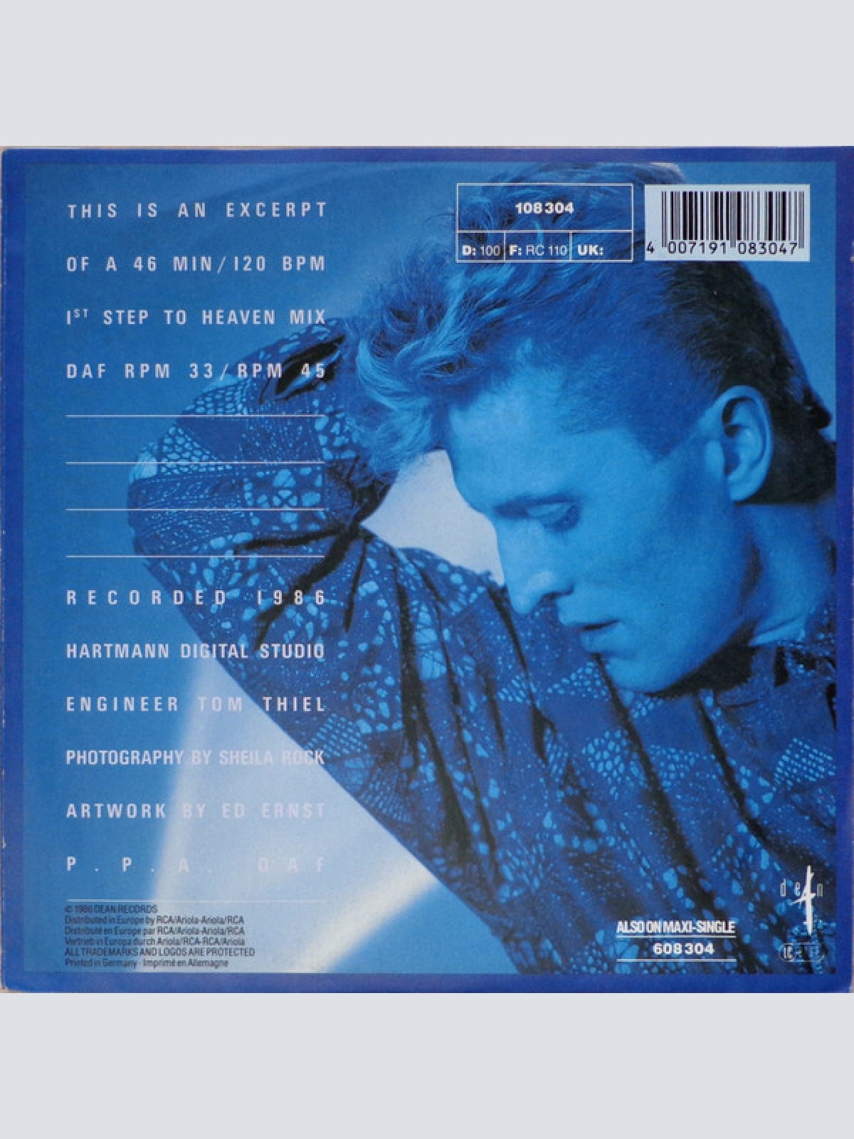 Vinyl / DAF* - Voulez Vous Coucher Avec Moi Ce Soir