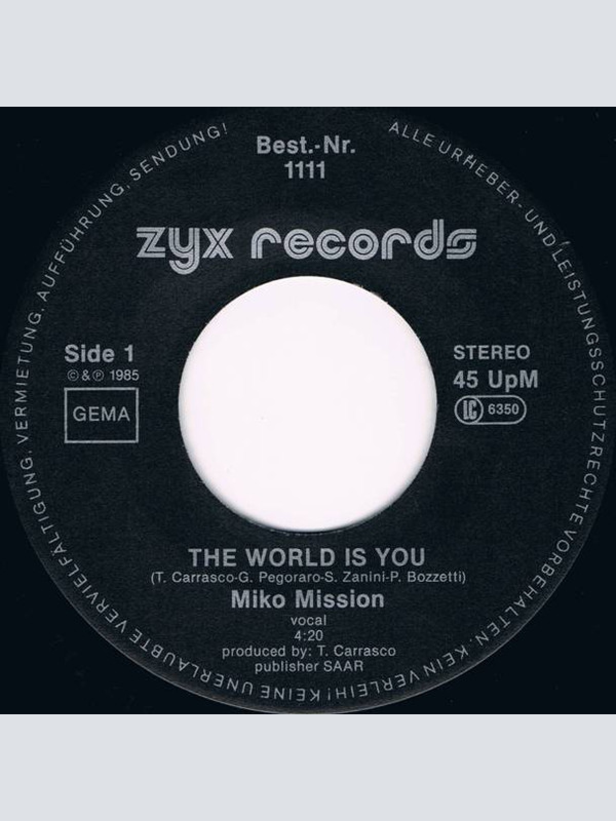 Vinyl / Miko Mission - The World Is You