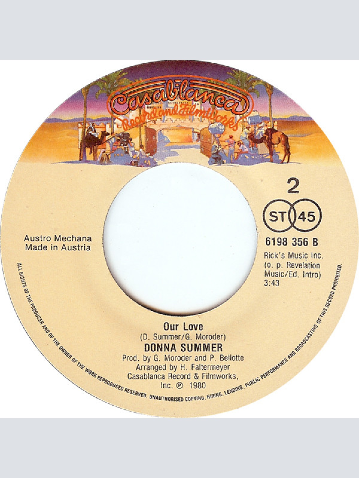 Vinyl / Donna Summer - Sunset People