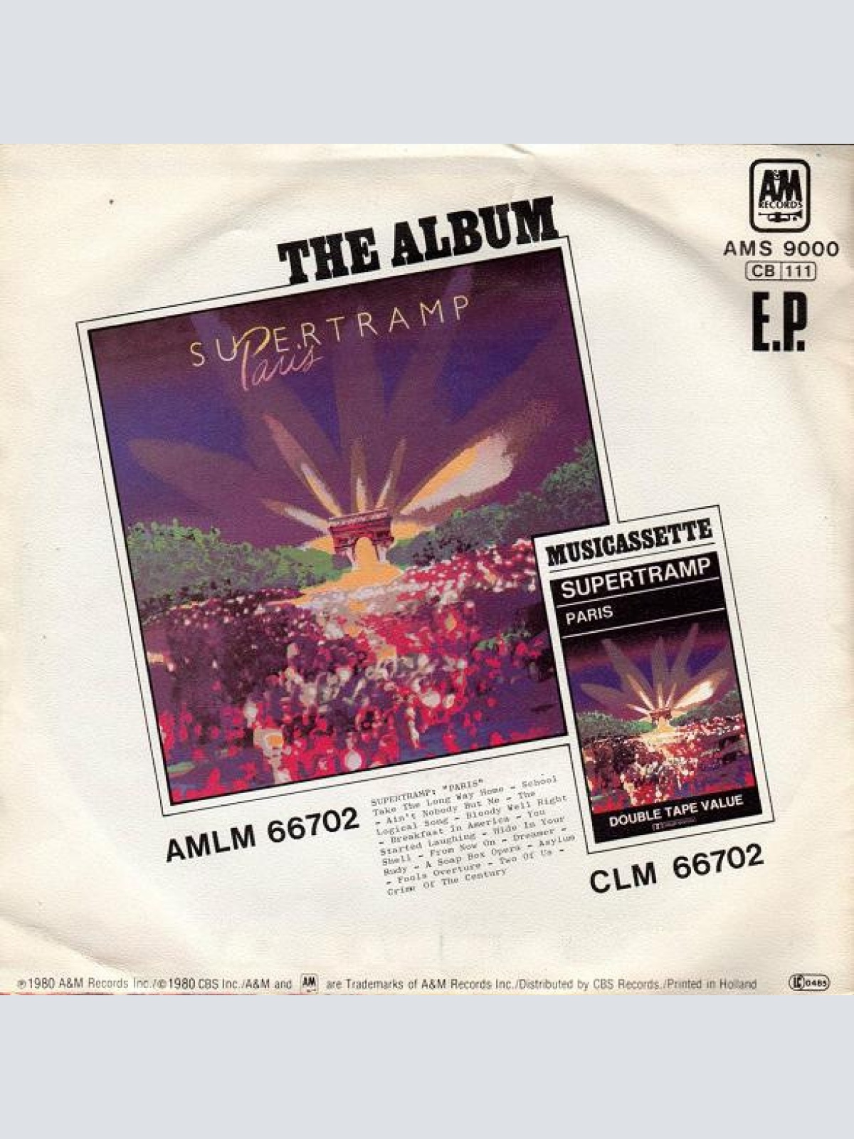 Vinyl / Supertramp - Take The Long Way Home [Live Version]