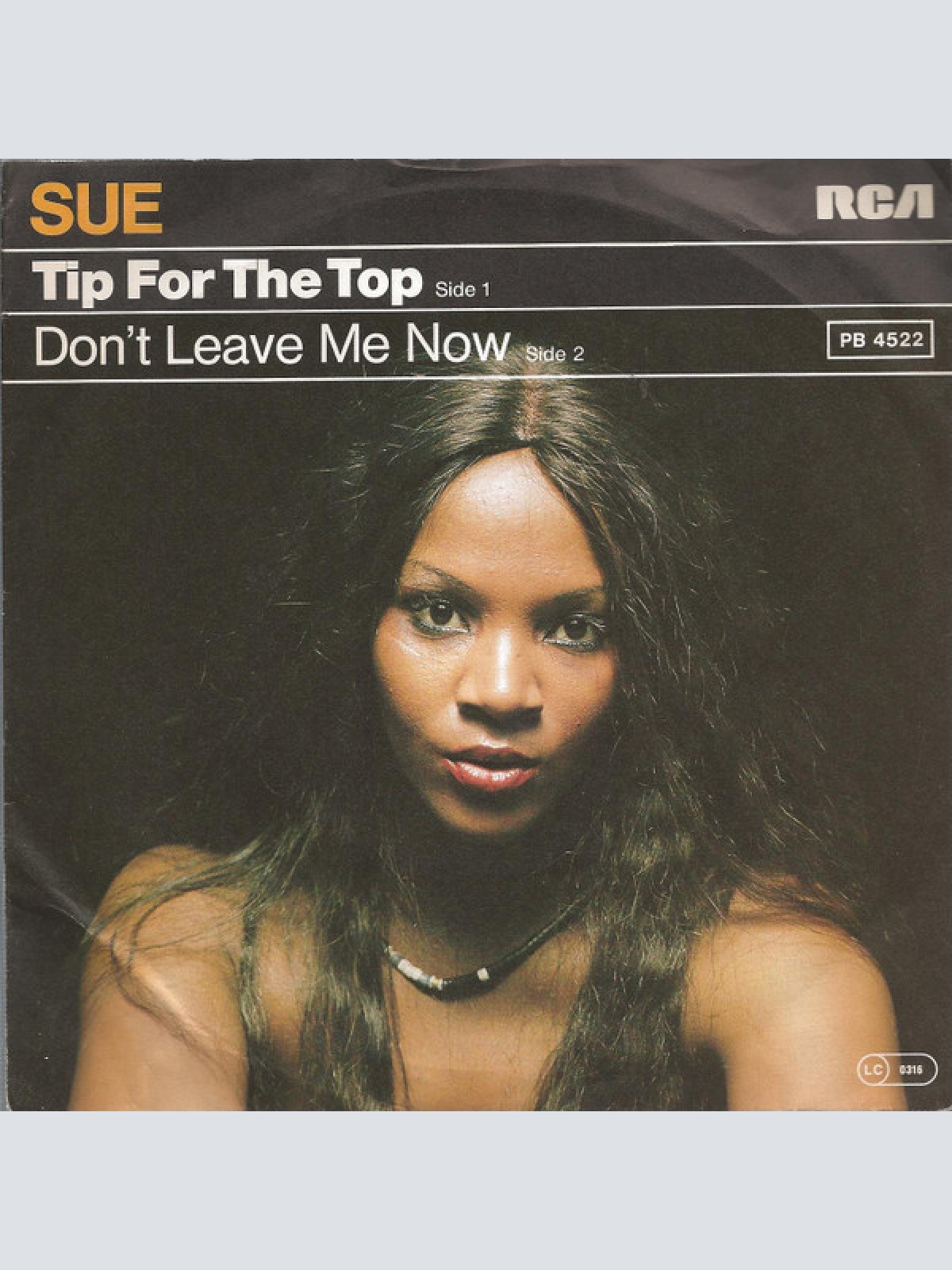 Vinyl / Sue* - Tip For The Top / Don't Leave Me Now