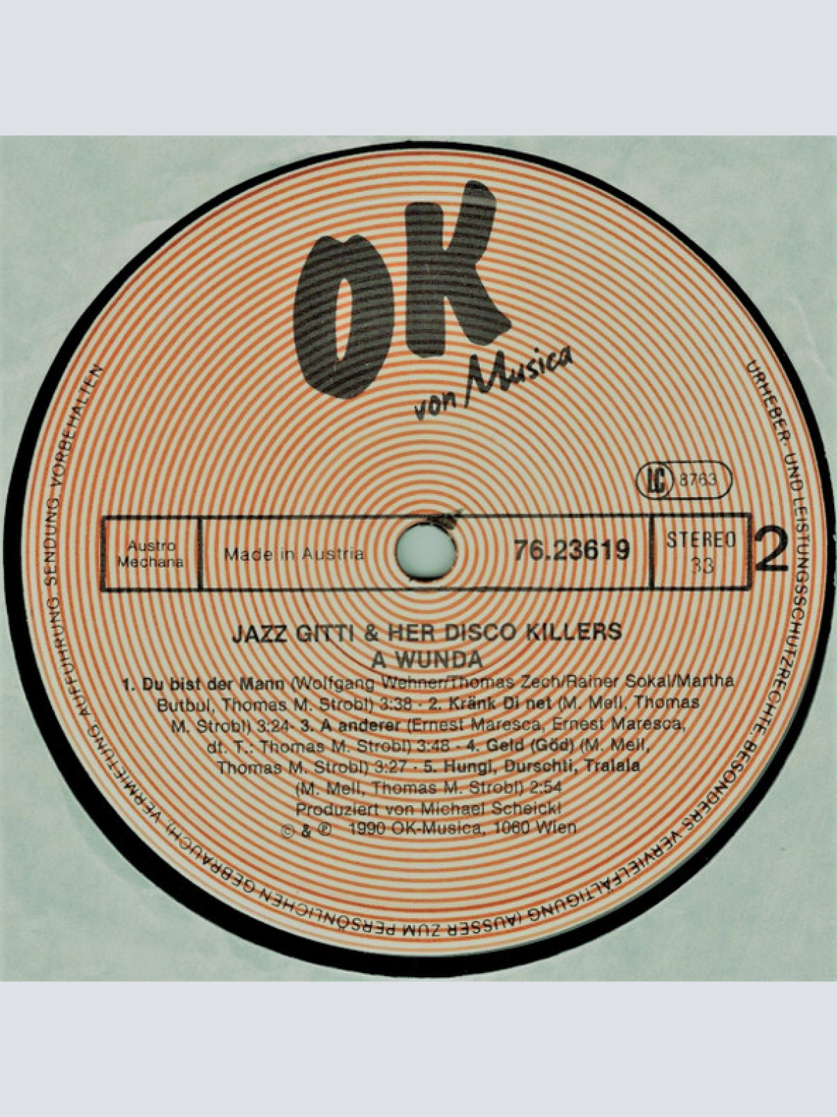 Vinyl / Jazz Gitti & Her Disco Killers* - A Wunda