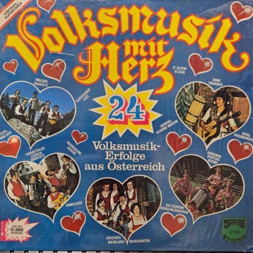 Vinyl / Various - Volksmusik Mit Herz - 24 Volksmusik-Erfolge Aus Österreich