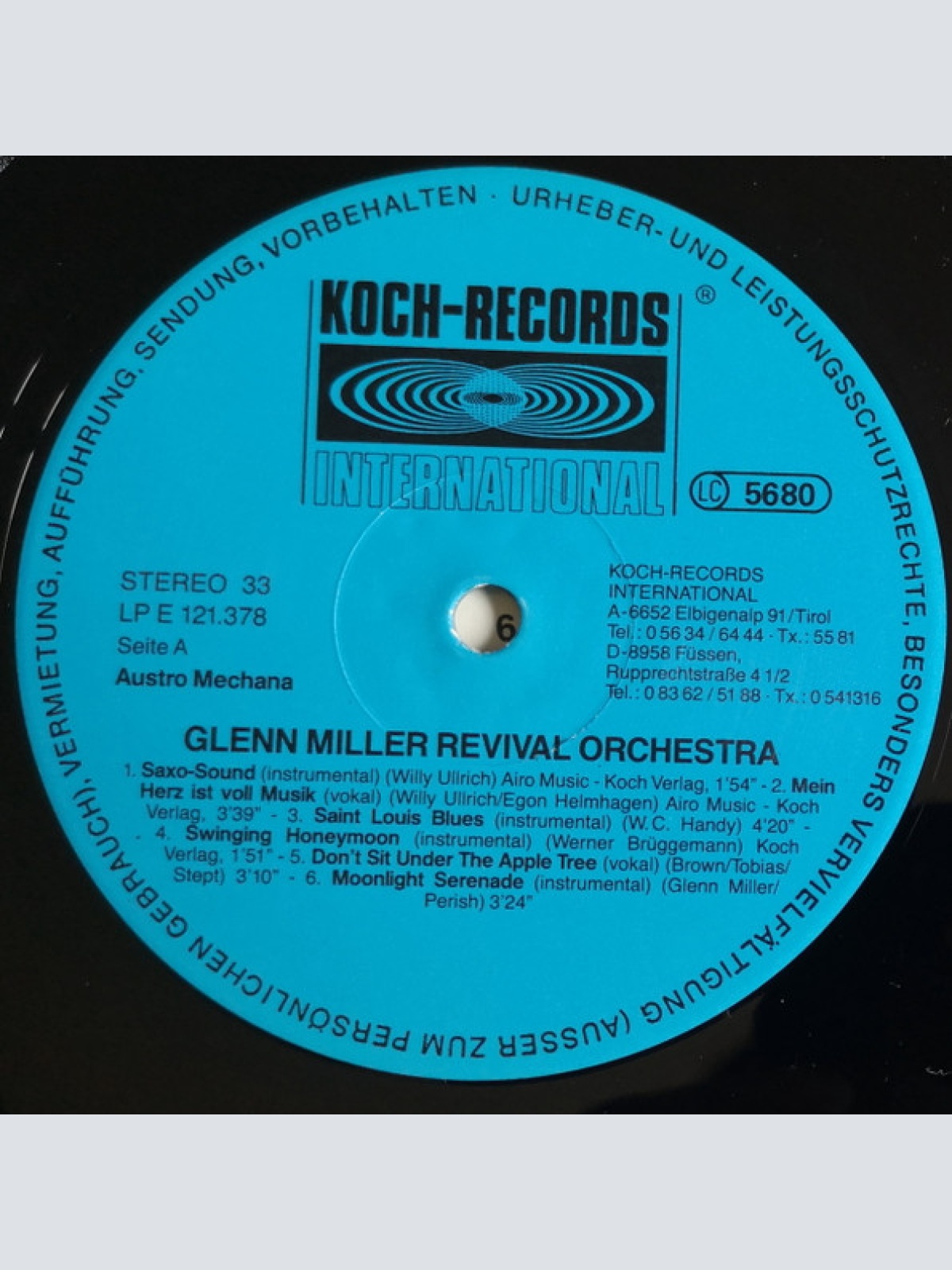 Vinyl / Glenn Miller Revival Orchestra, Wil Salden - Glenn Miller Revival Orchestra Directed By Wil Salden