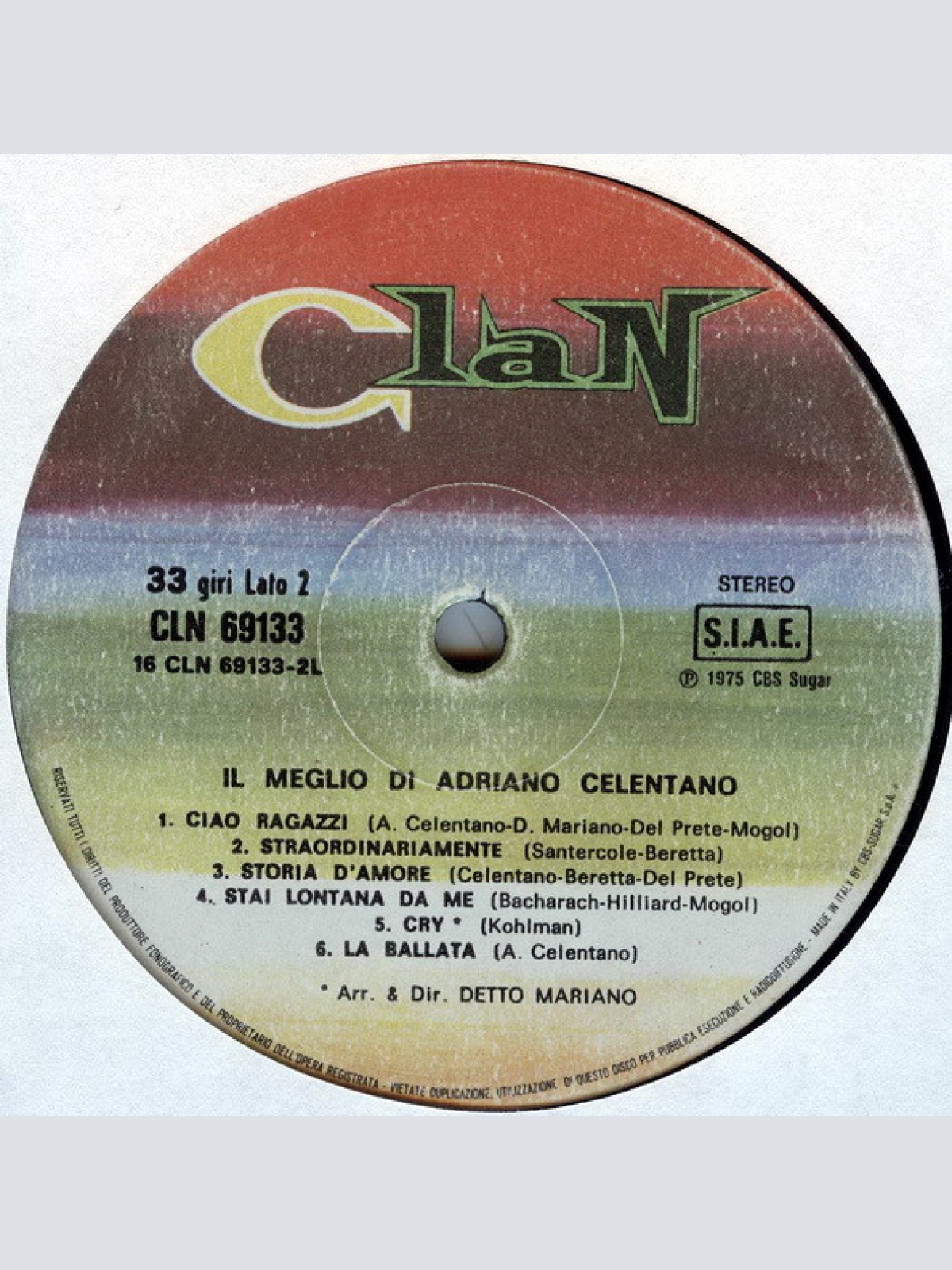 Vinyl / Adriano Celentano - Il Meglio Di Adriano Celentano