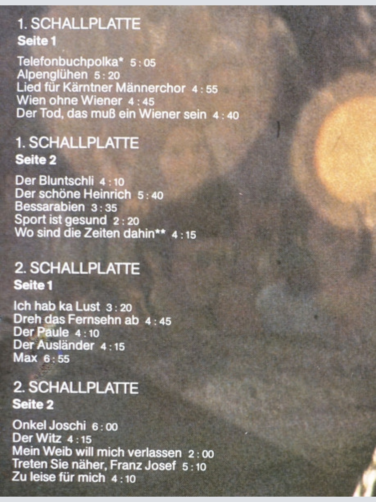 Vinyl / Georg Kreisler - Everblacks Zwei