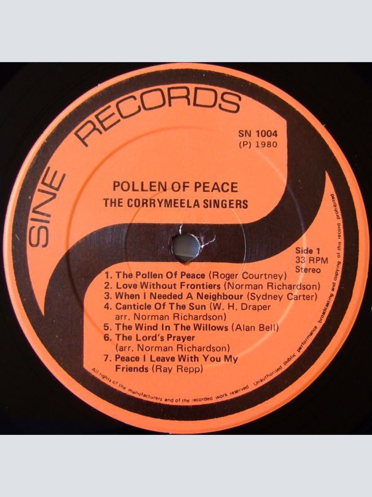 Vinyl / The Corrymeela Singers - The Pollen Of Peace