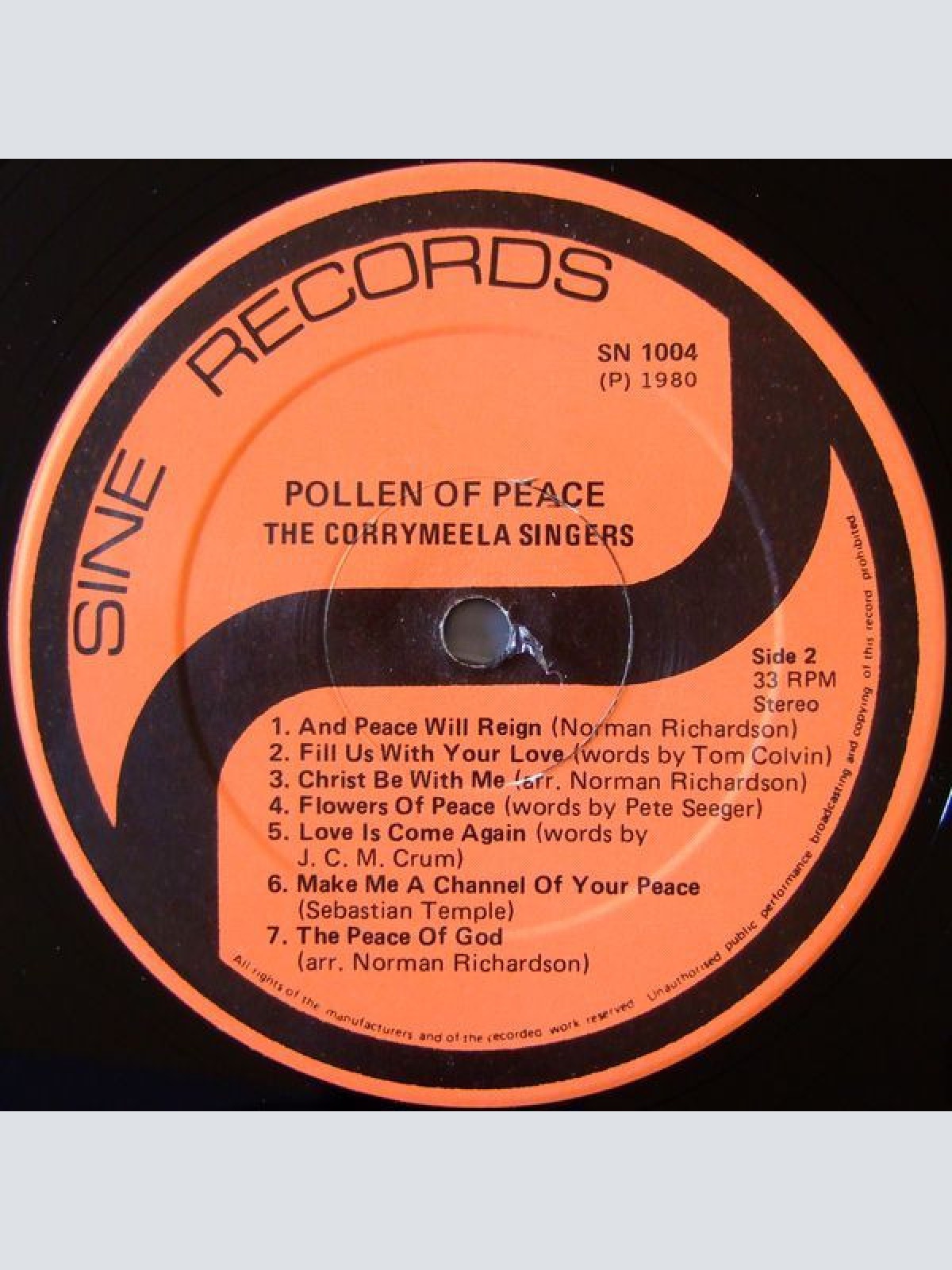 Vinyl / The Corrymeela Singers - The Pollen Of Peace