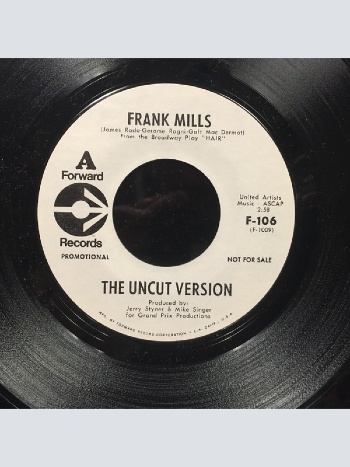 Vinyl / The Uncut Version - Frank Mills