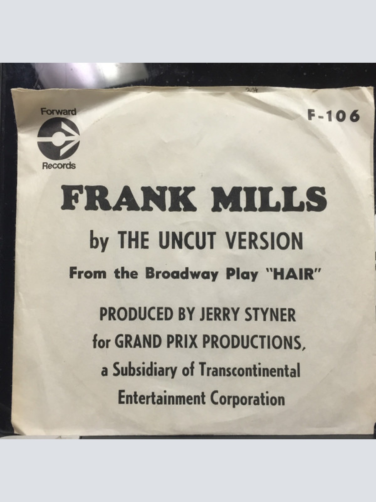 Vinyl / The Uncut Version - Frank Mills