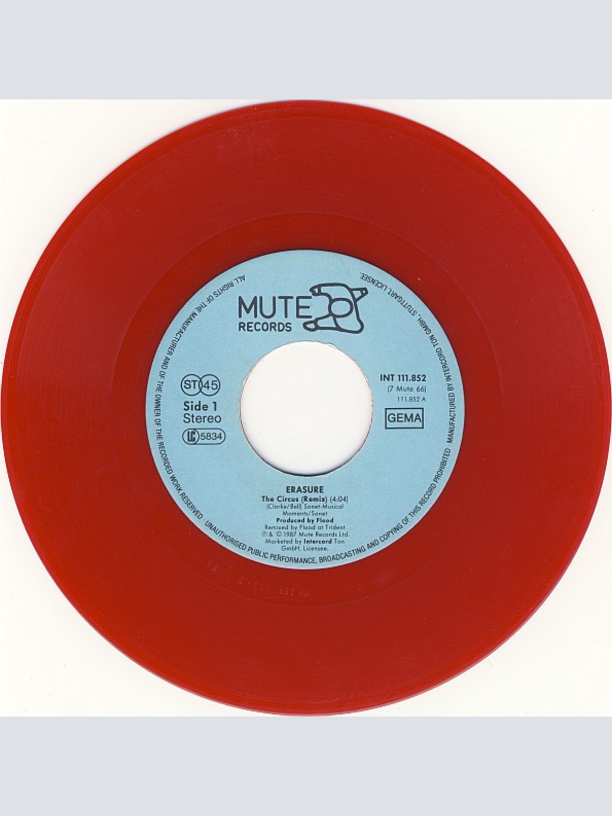 Vinyl / Erasure - The Circus (Remix)