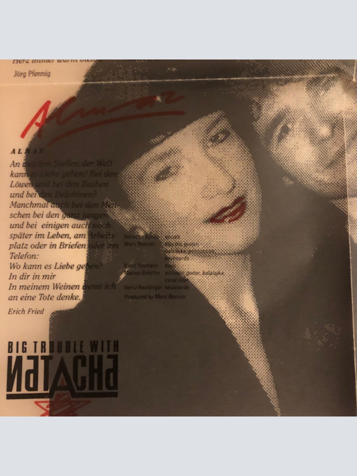 Vinyl / Big Trouble With Natacha - Line Of Fire