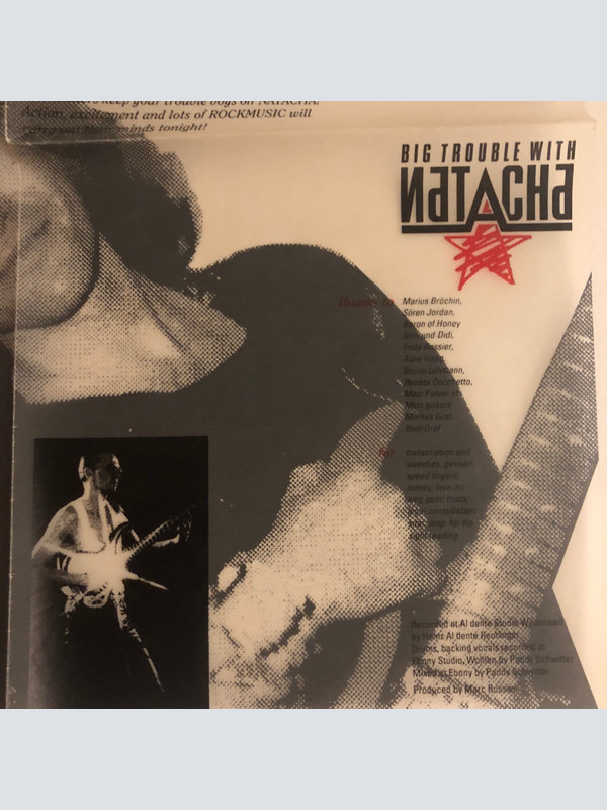 Vinyl / Big Trouble With Natacha - Line Of Fire