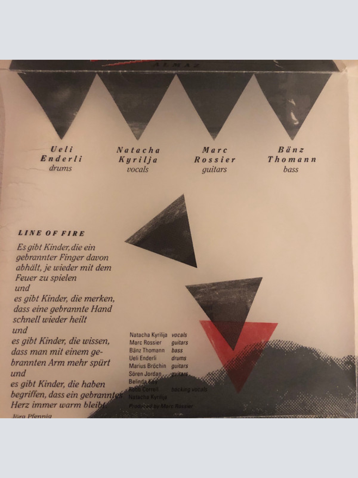 Vinyl / Big Trouble With Natacha - Line Of Fire