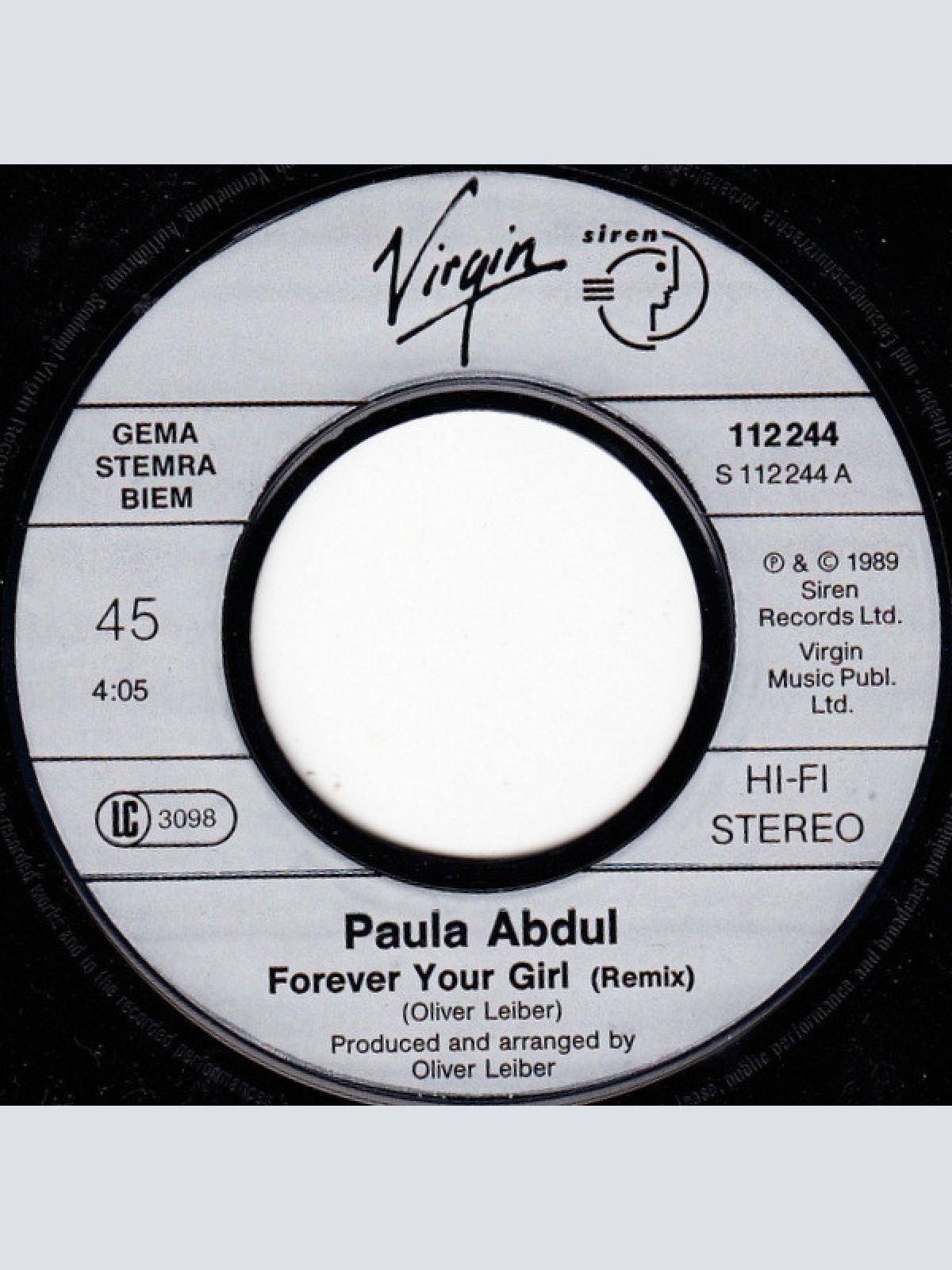 Vinyl / Paula Abdul - Forever Your Girl