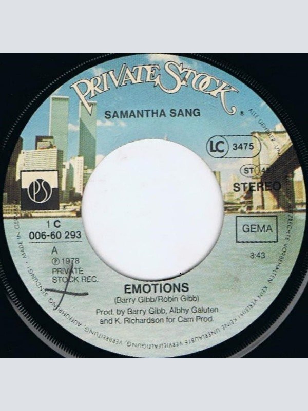 Vinyl / Samantha Sang - Emotions