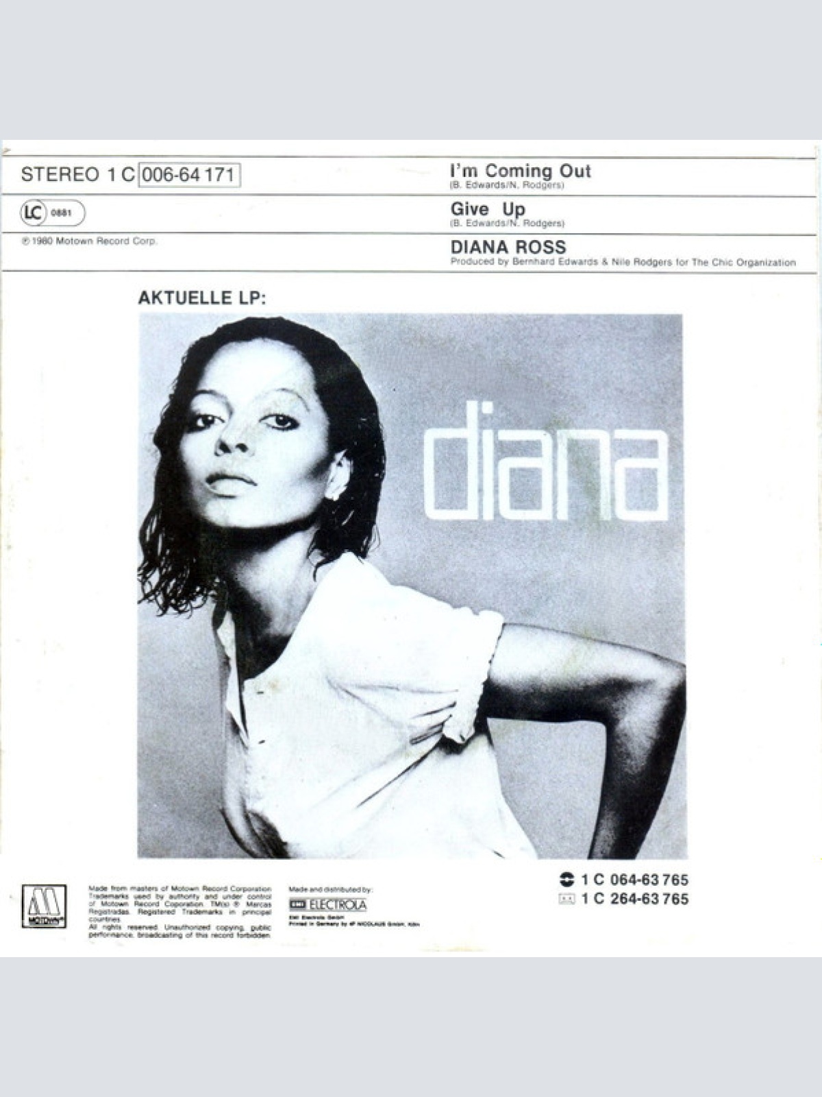 Vinyl / Diana Ross - I'm Coming Out