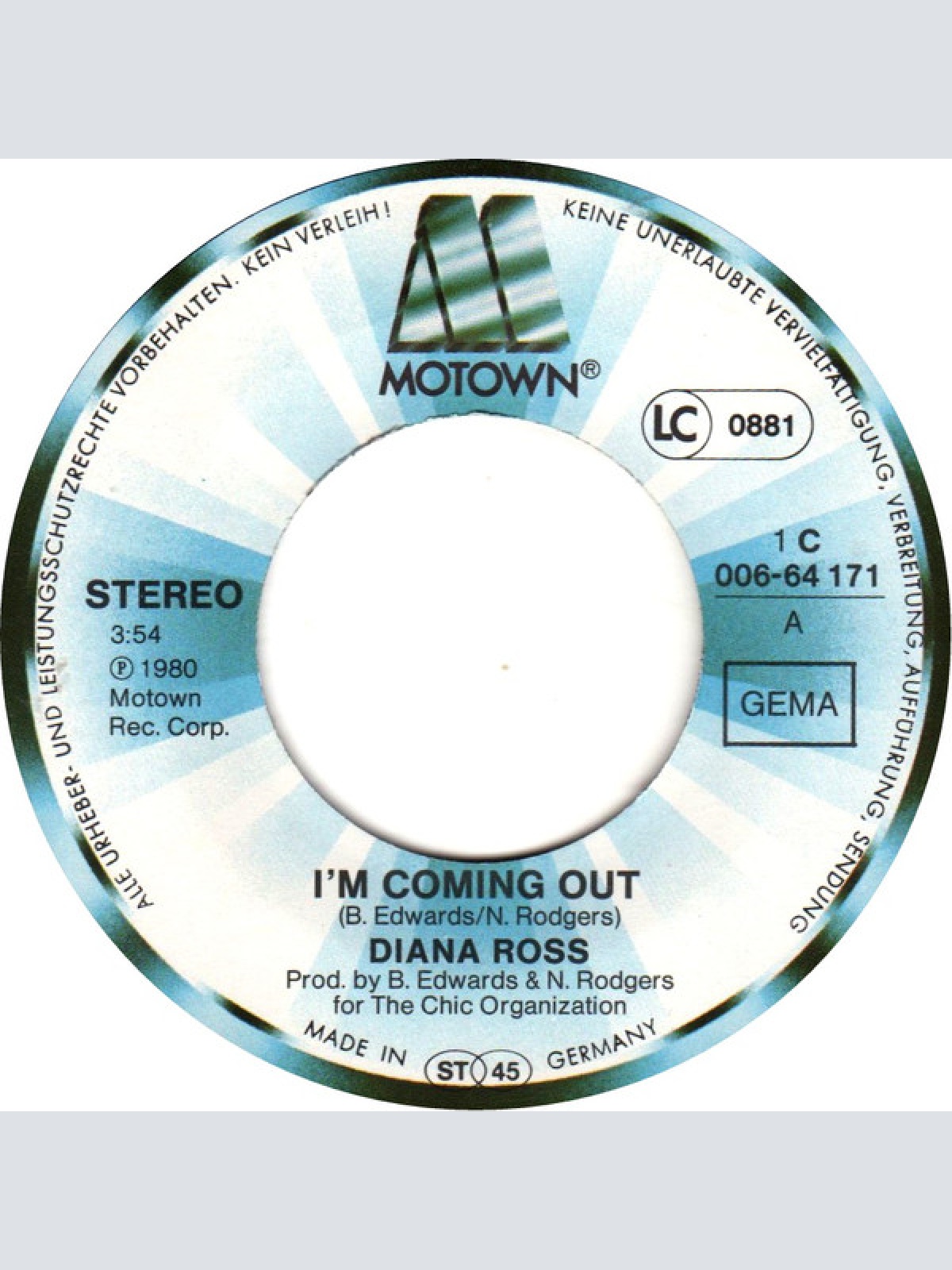 Vinyl / Diana Ross - I'm Coming Out